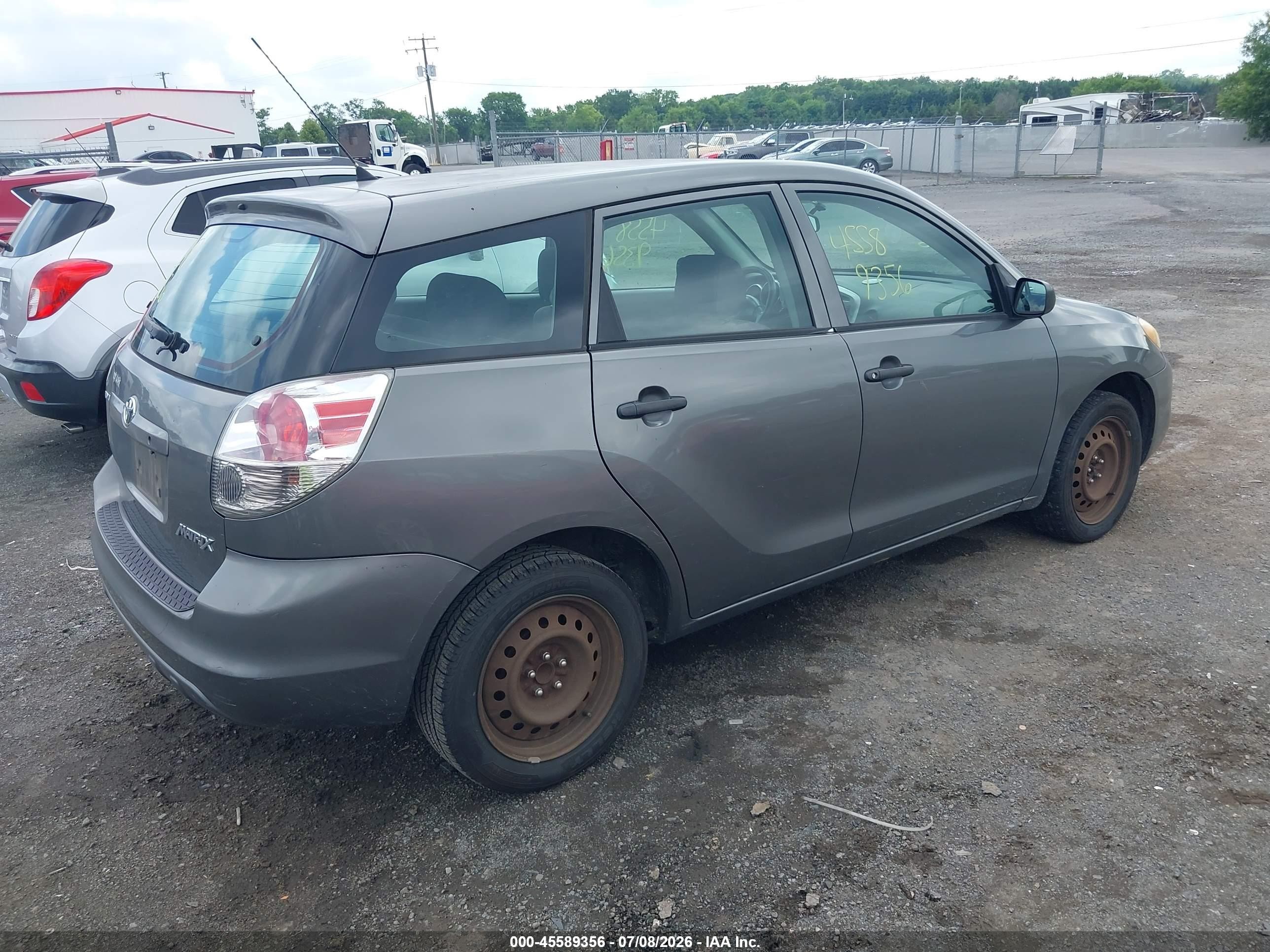 2006 Toyota Matrix   Gray vin: 2T1KR32E46C595068