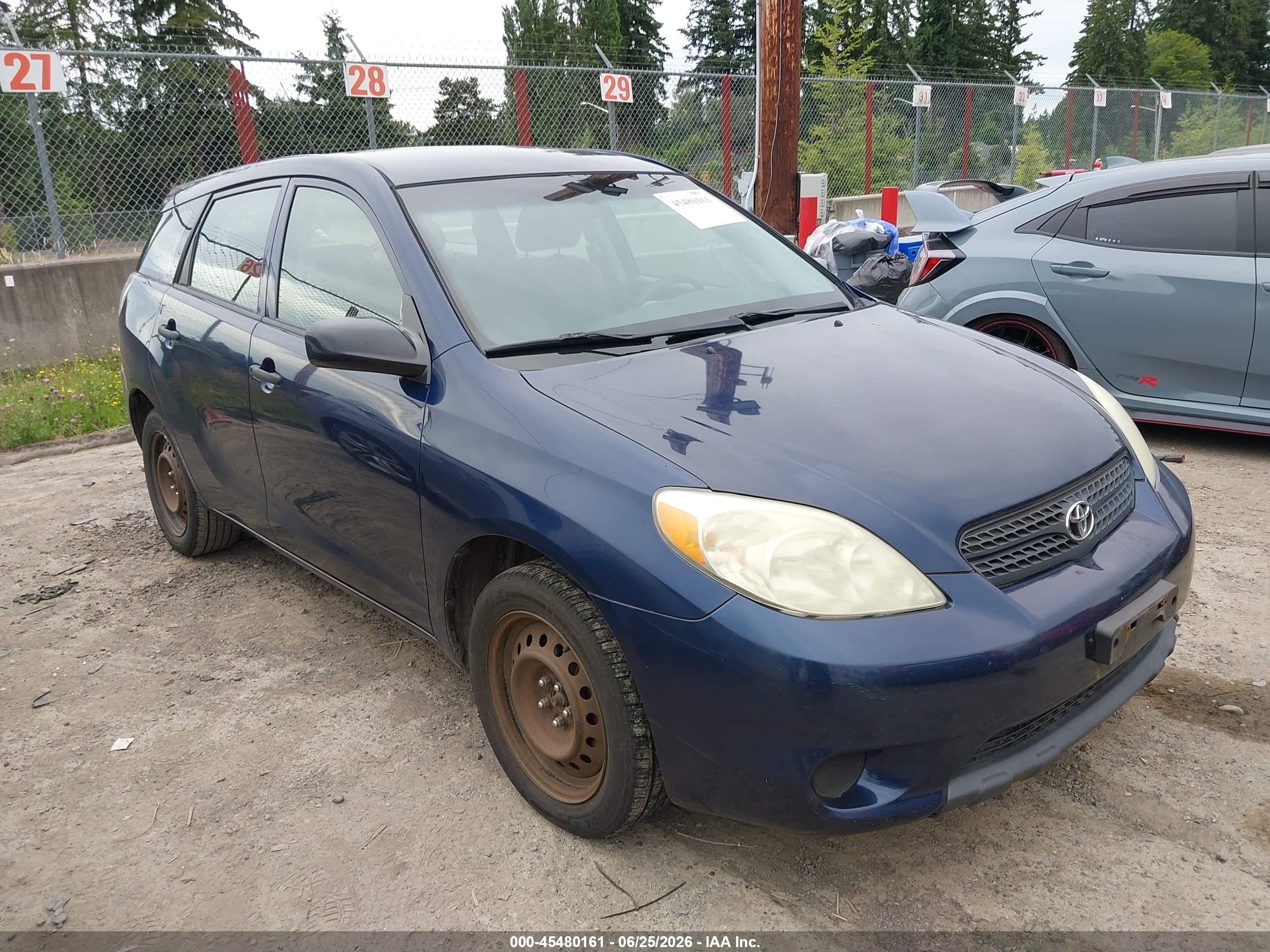 2006 Toyota Matrix   Dark Blue vin: 2T1KR32E46C610944