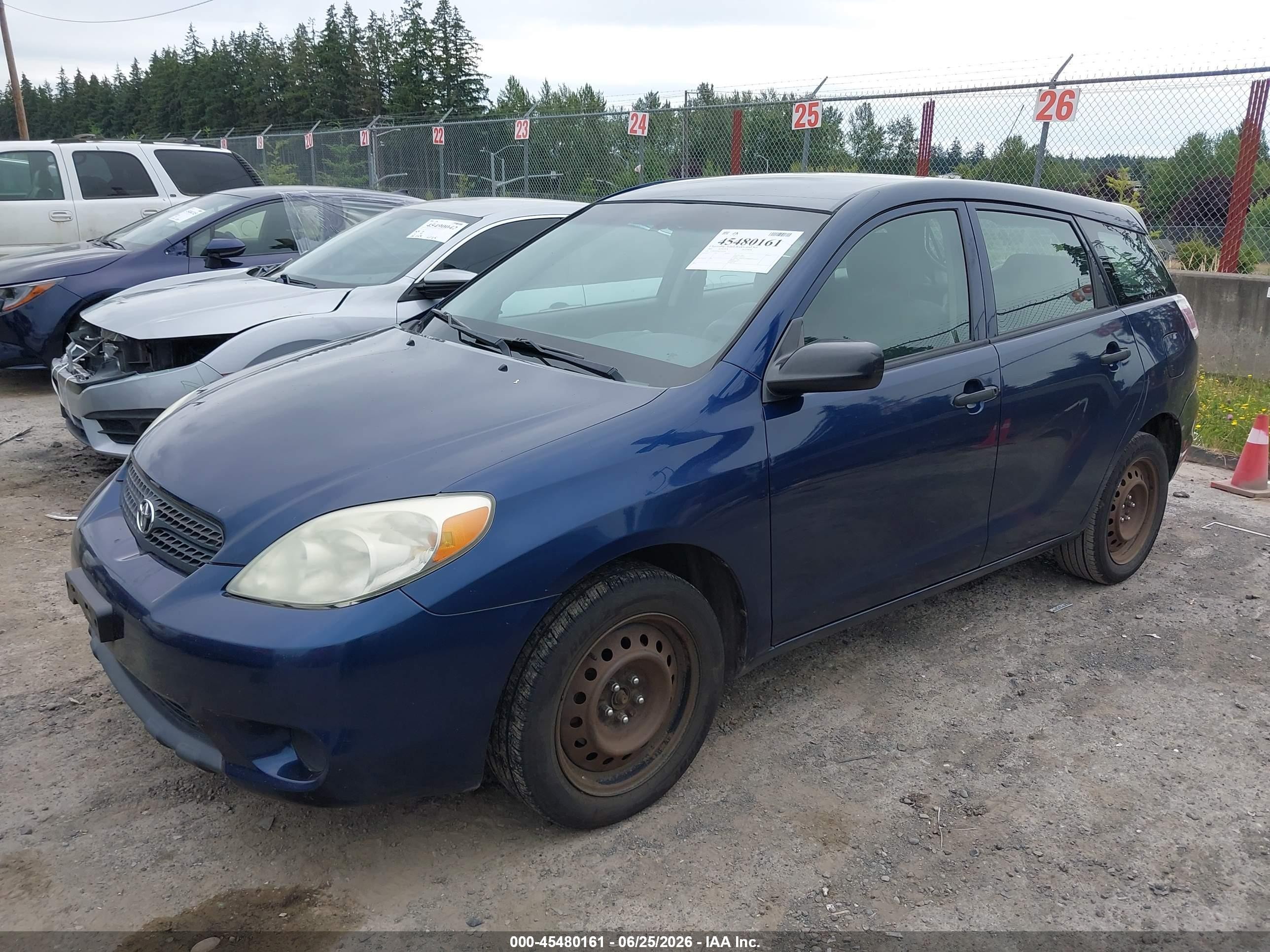 2006 Toyota Matrix   Dark Blue vin: 2T1KR32E46C610944