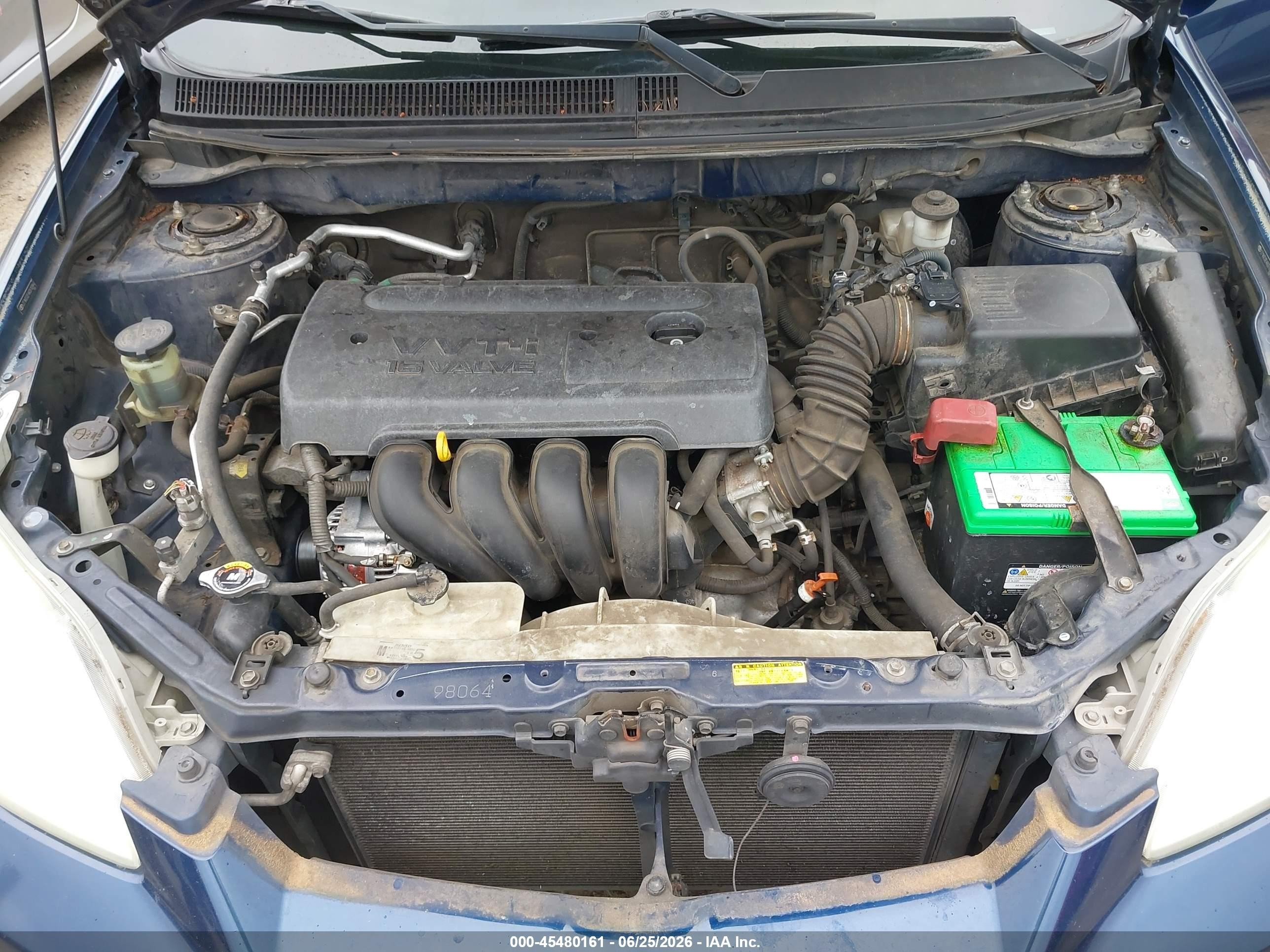 2006 Toyota Matrix   Dark Blue vin: 2T1KR32E46C610944