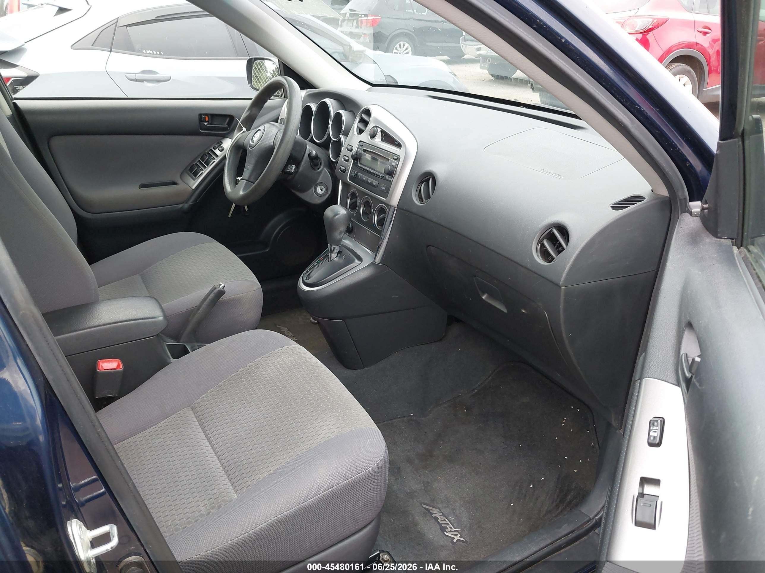 2006 Toyota Matrix   Dark Blue vin: 2T1KR32E46C610944