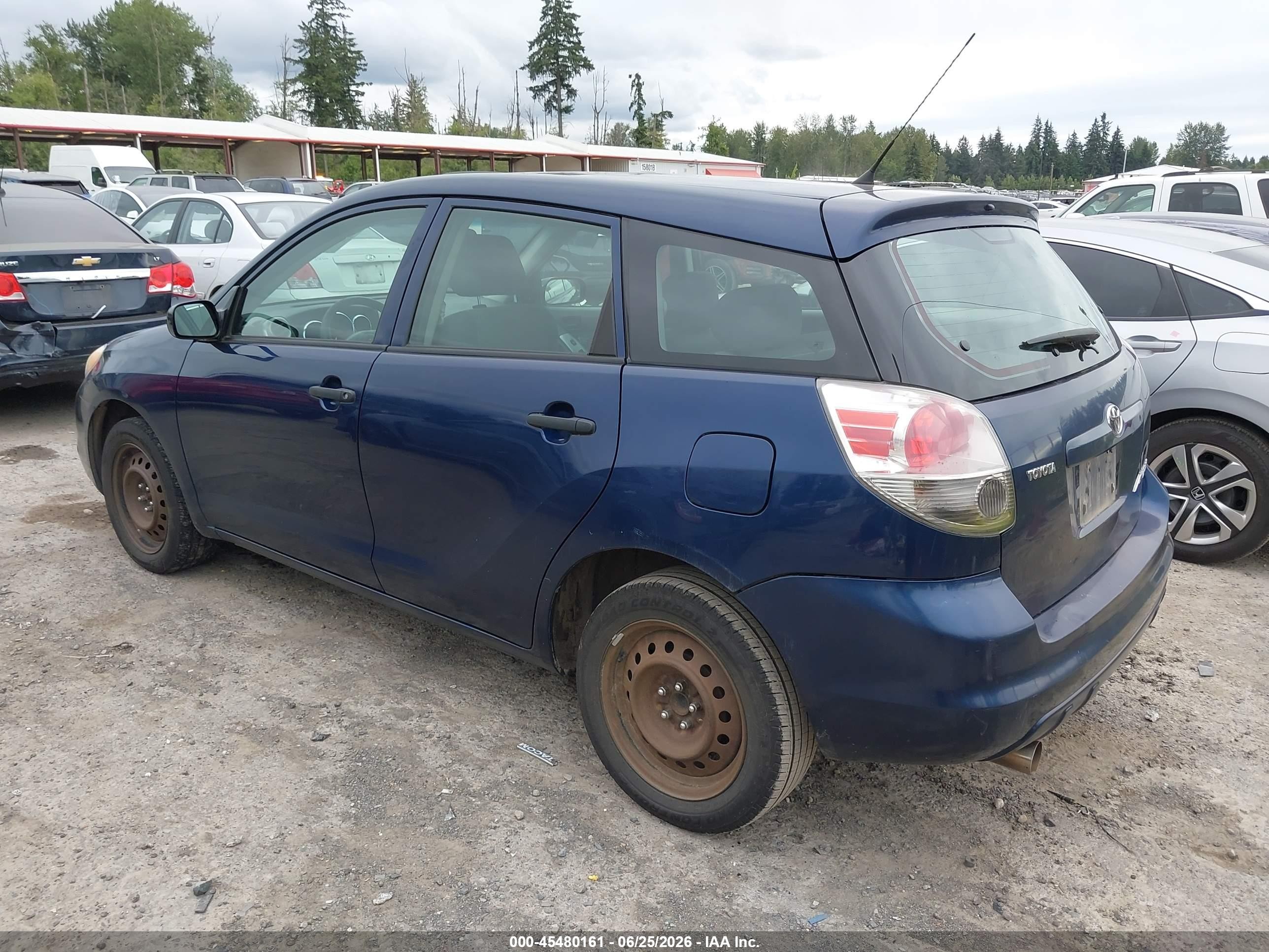 2006 Toyota Matrix   Dark Blue vin: 2T1KR32E46C610944