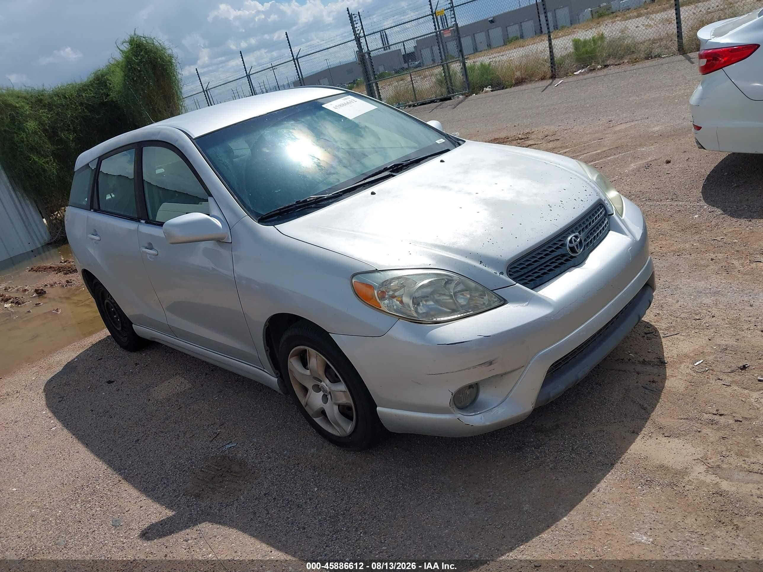 2007 Toyota Matrix Xr Silver vin: 2T1KR32E47C644724