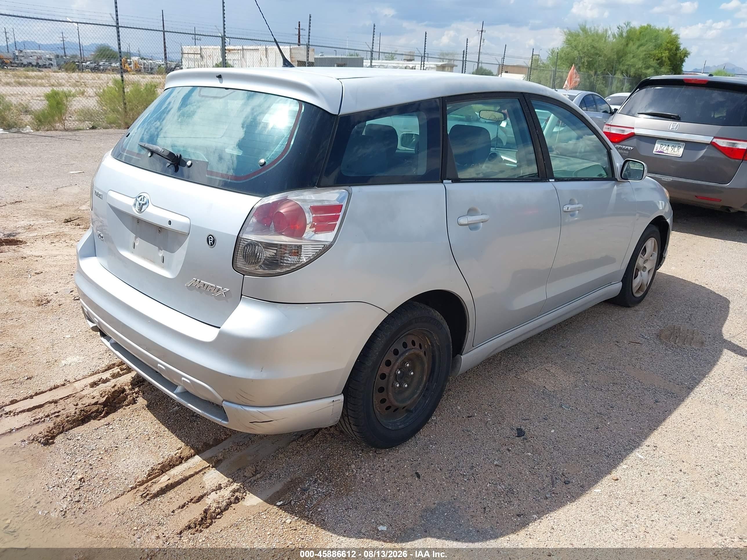 2007 Toyota Matrix Xr Silver vin: 2T1KR32E47C644724