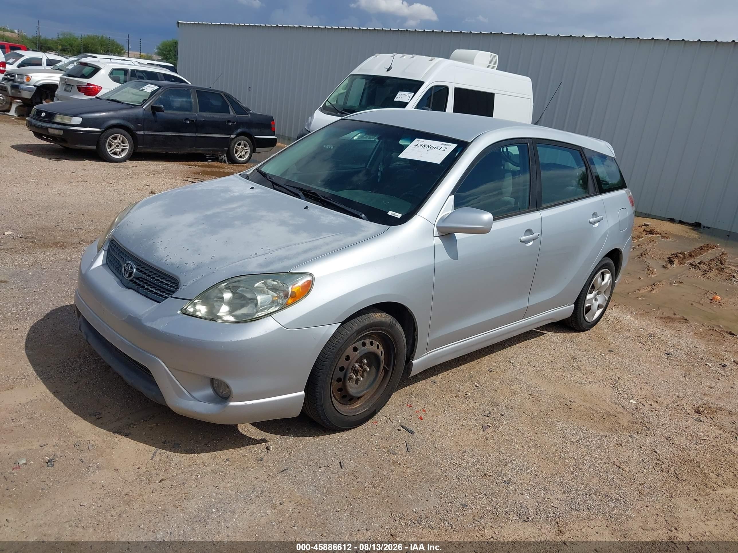 2007 Toyota Matrix Xr Silver vin: 2T1KR32E47C644724