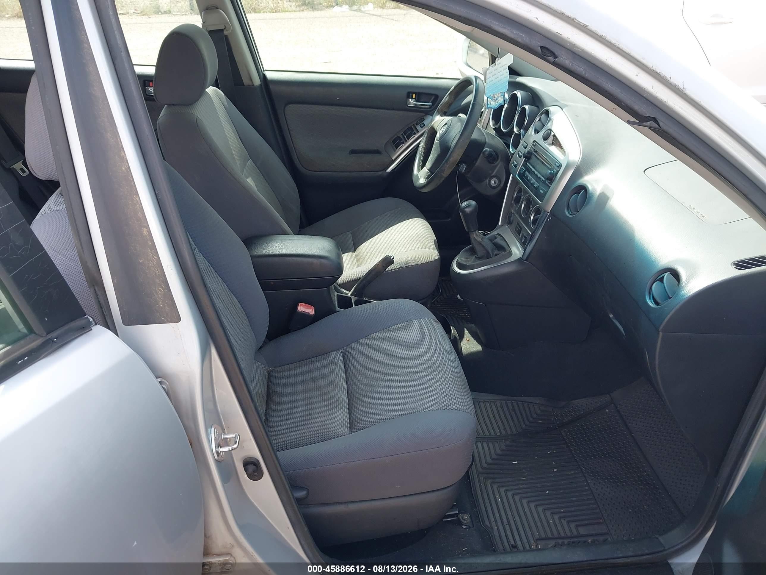 2007 Toyota Matrix Xr Silver vin: 2T1KR32E47C644724