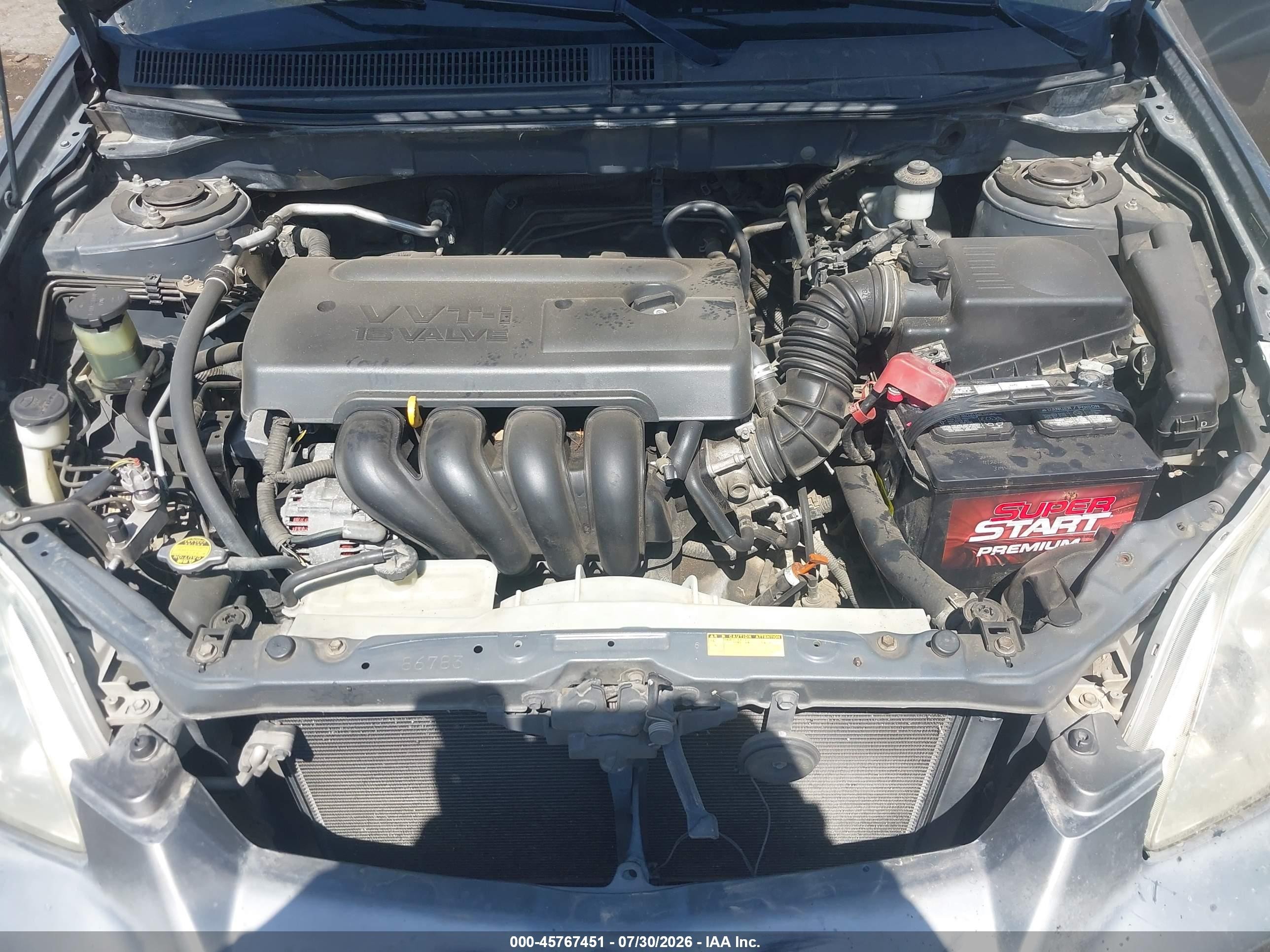 2007 Toyota Matrix Xr Gray vin: 2T1KR32E47C653908