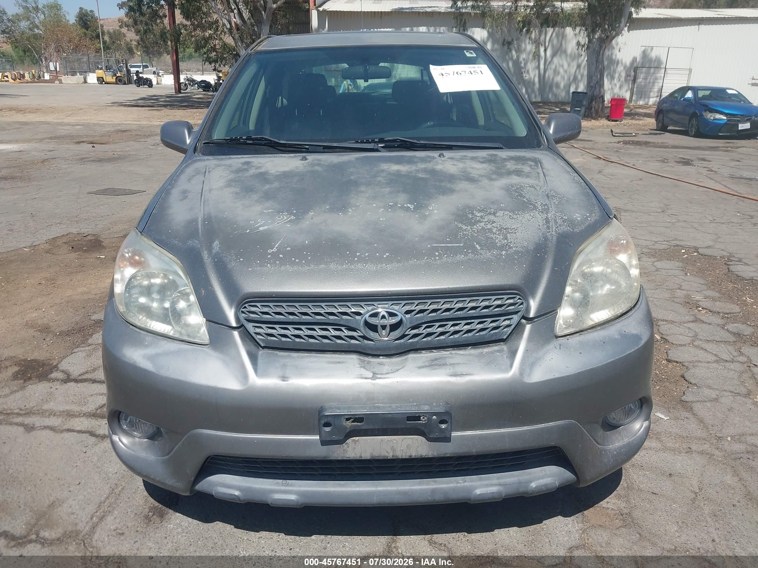 2007 Toyota Matrix Xr Gray vin: 2T1KR32E47C653908
