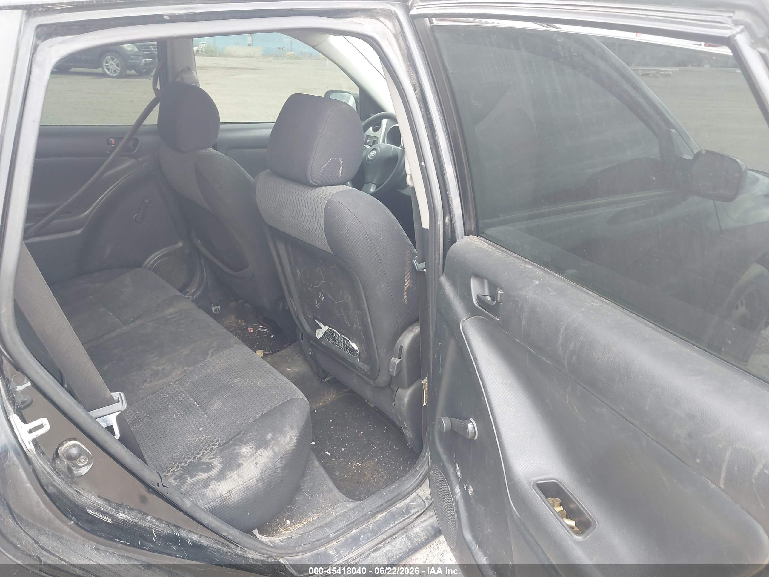 2007 Toyota Matrix   Black vin: 2T1KR32E47C657831