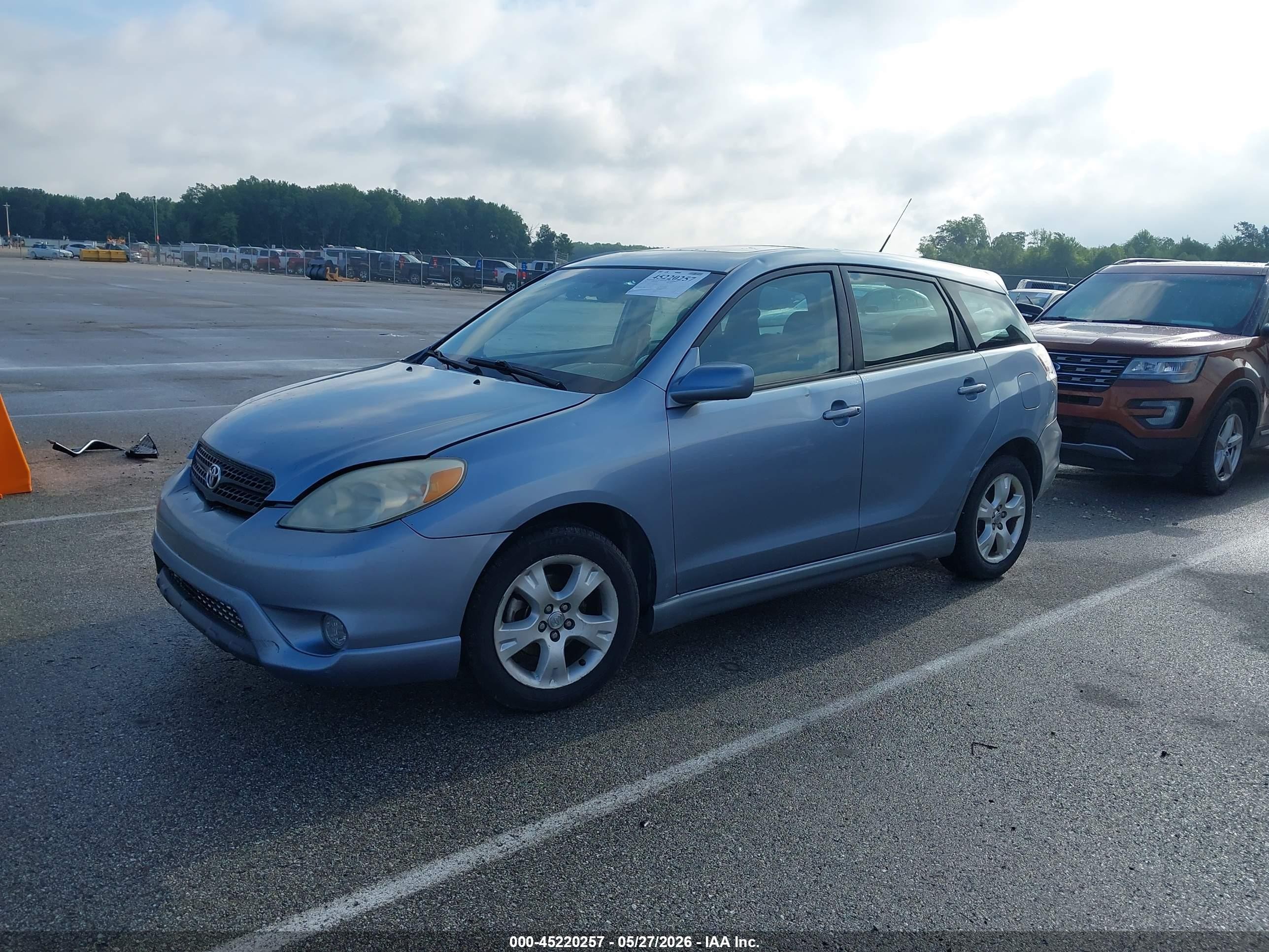 2007 Toyota Matrix Xr Синий vin: 2T1KR32E47C674953