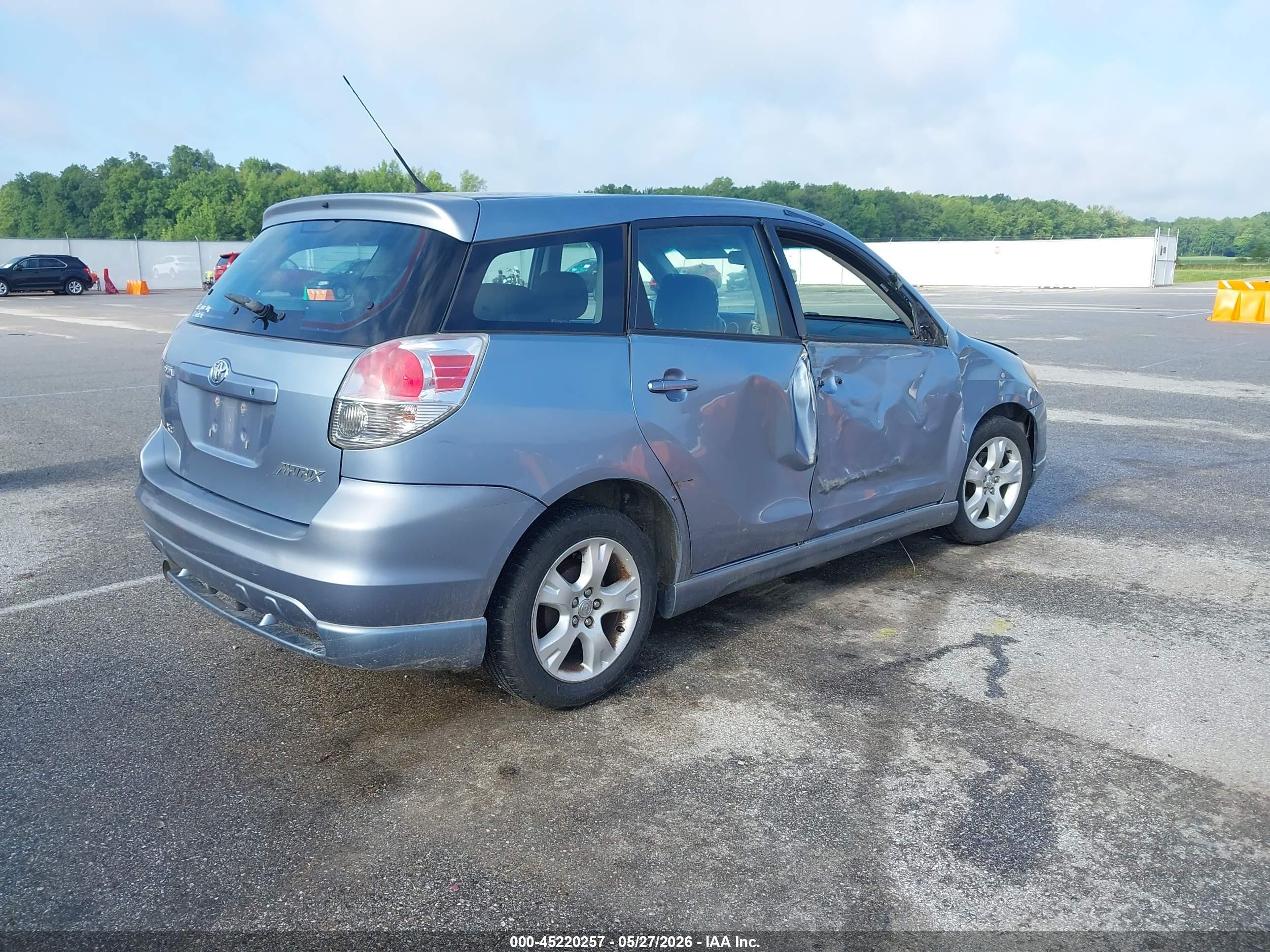 2007 Toyota Matrix Xr Синий vin: 2T1KR32E47C674953