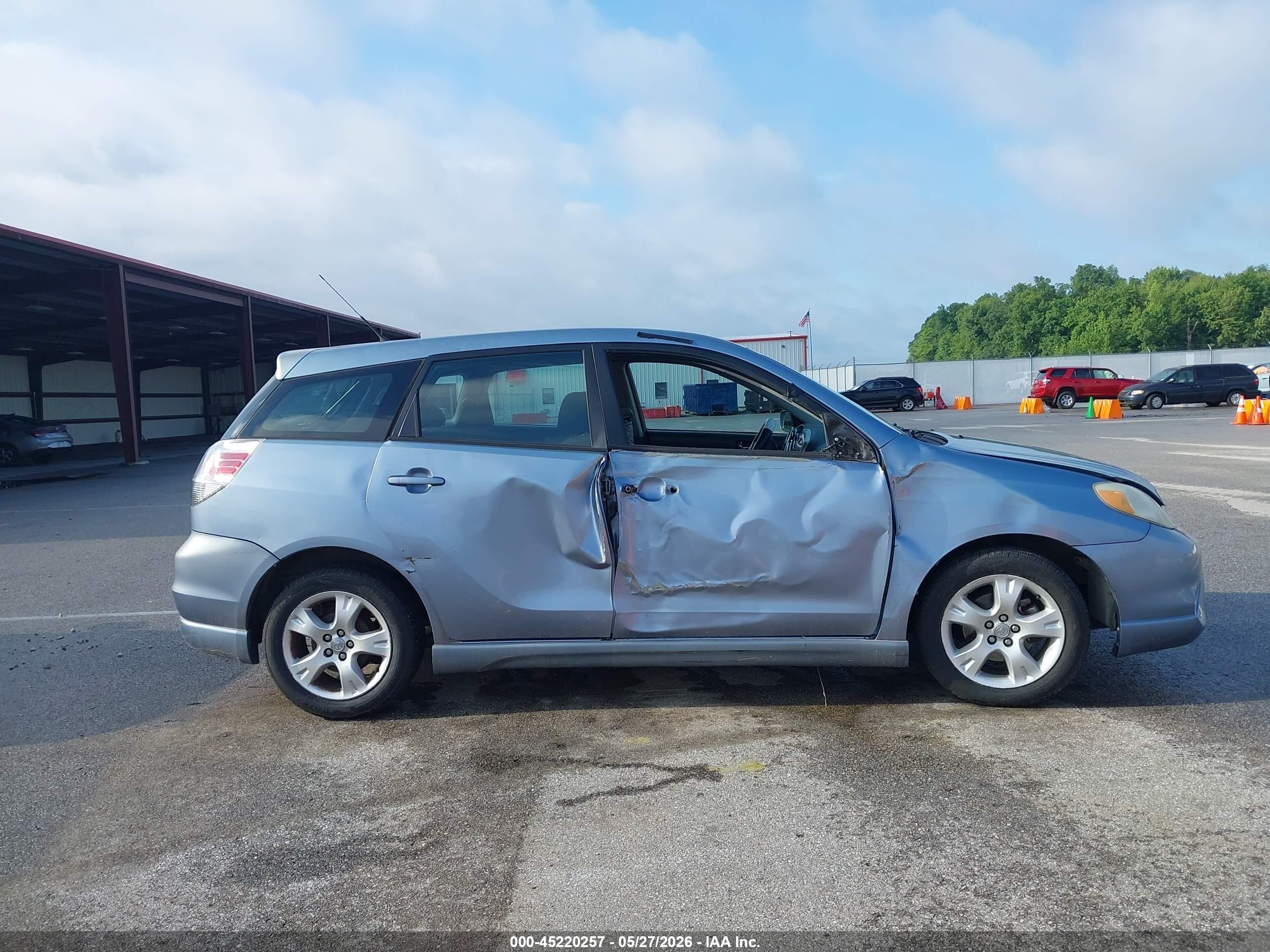 2007 Toyota Matrix Xr Синий vin: 2T1KR32E47C674953