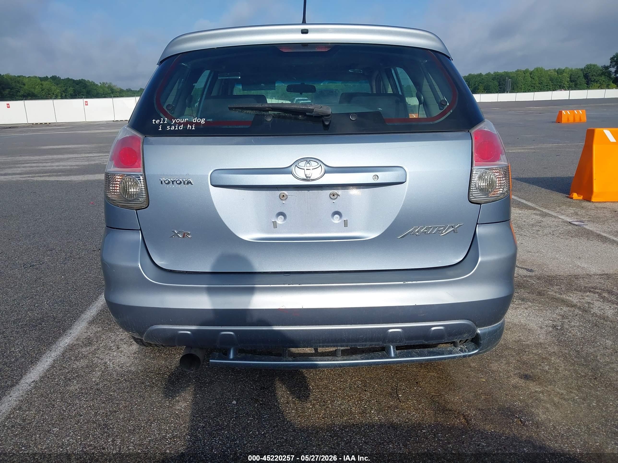 2007 Toyota Matrix Xr Синий vin: 2T1KR32E47C674953