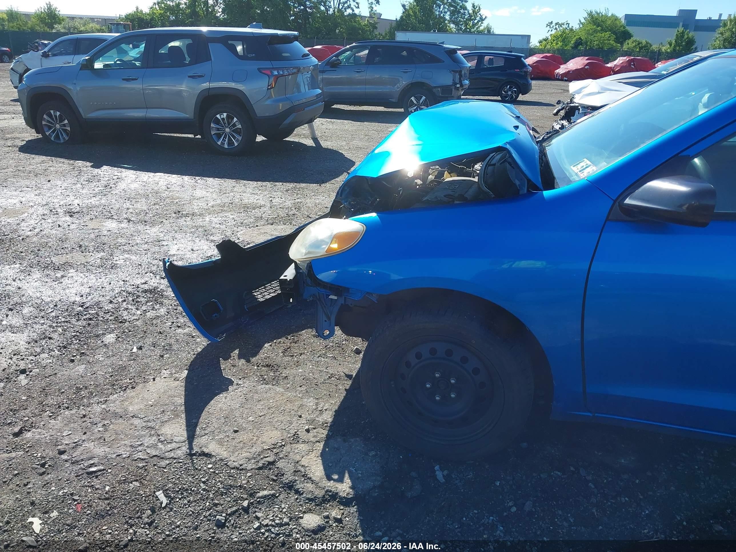 2008 Toyota Matrix Std Blue vin: 2T1KR32E48C712344