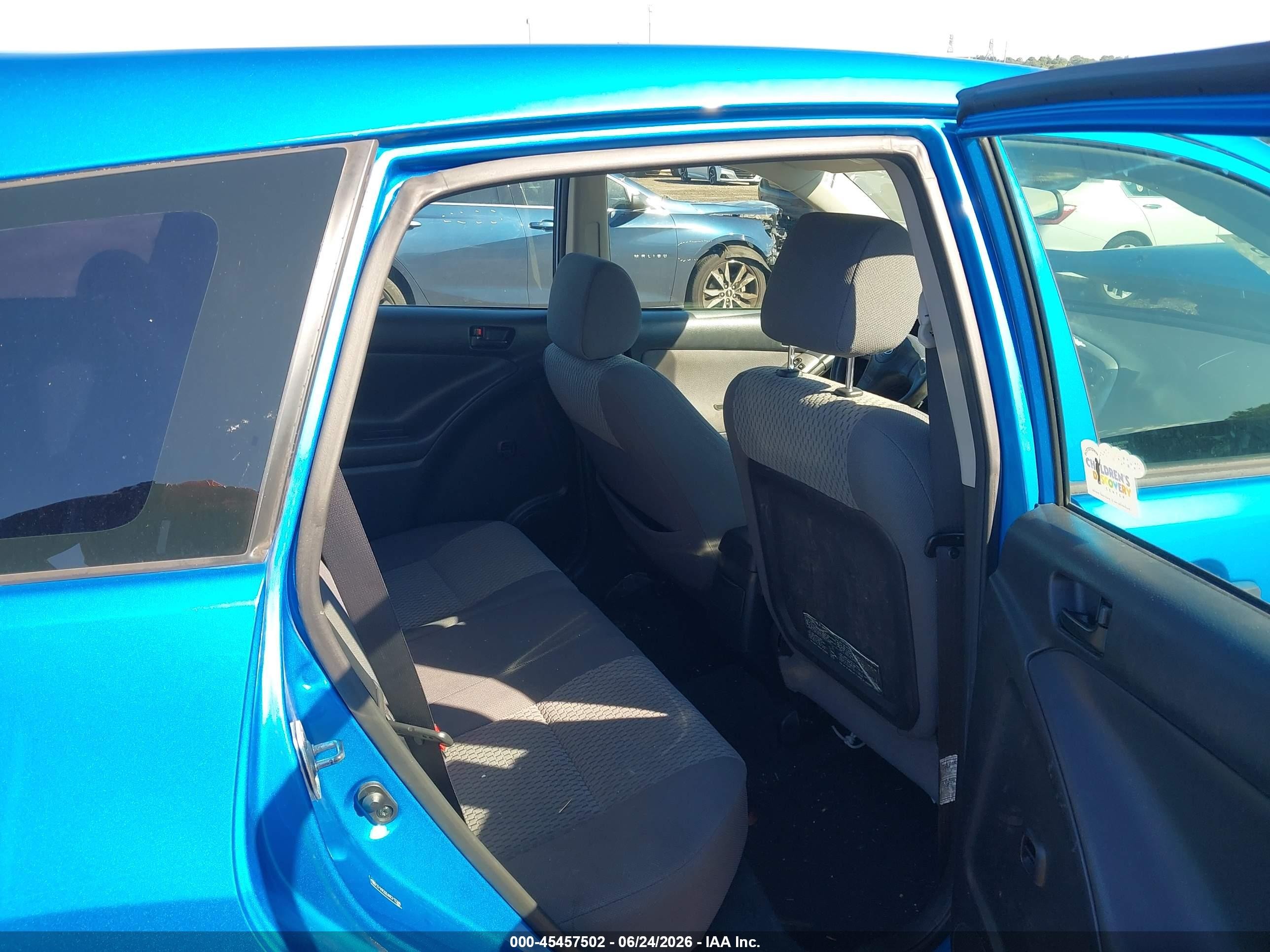 2008 Toyota Matrix Std Blue vin: 2T1KR32E48C712344