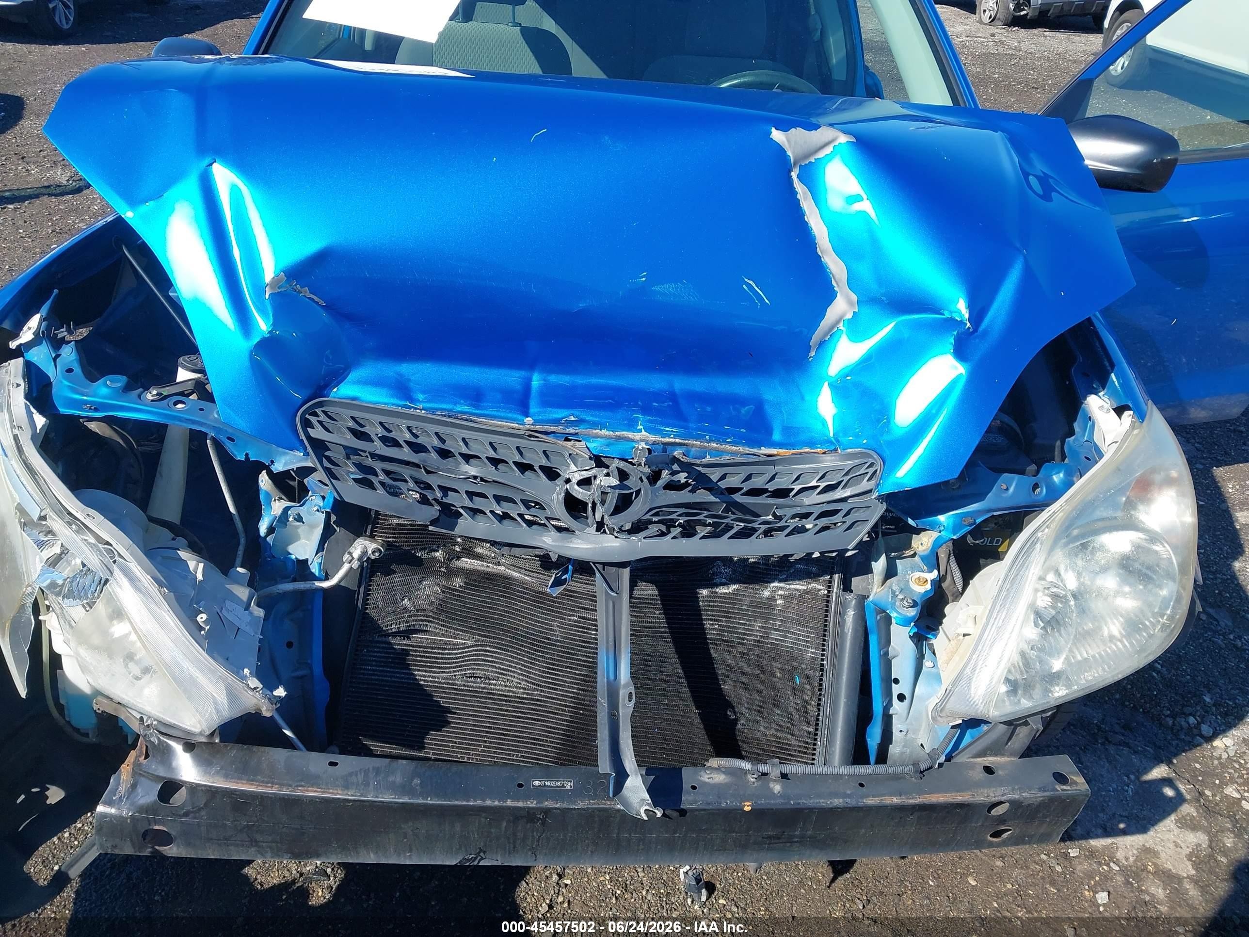2008 Toyota Matrix Std Blue vin: 2T1KR32E48C712344
