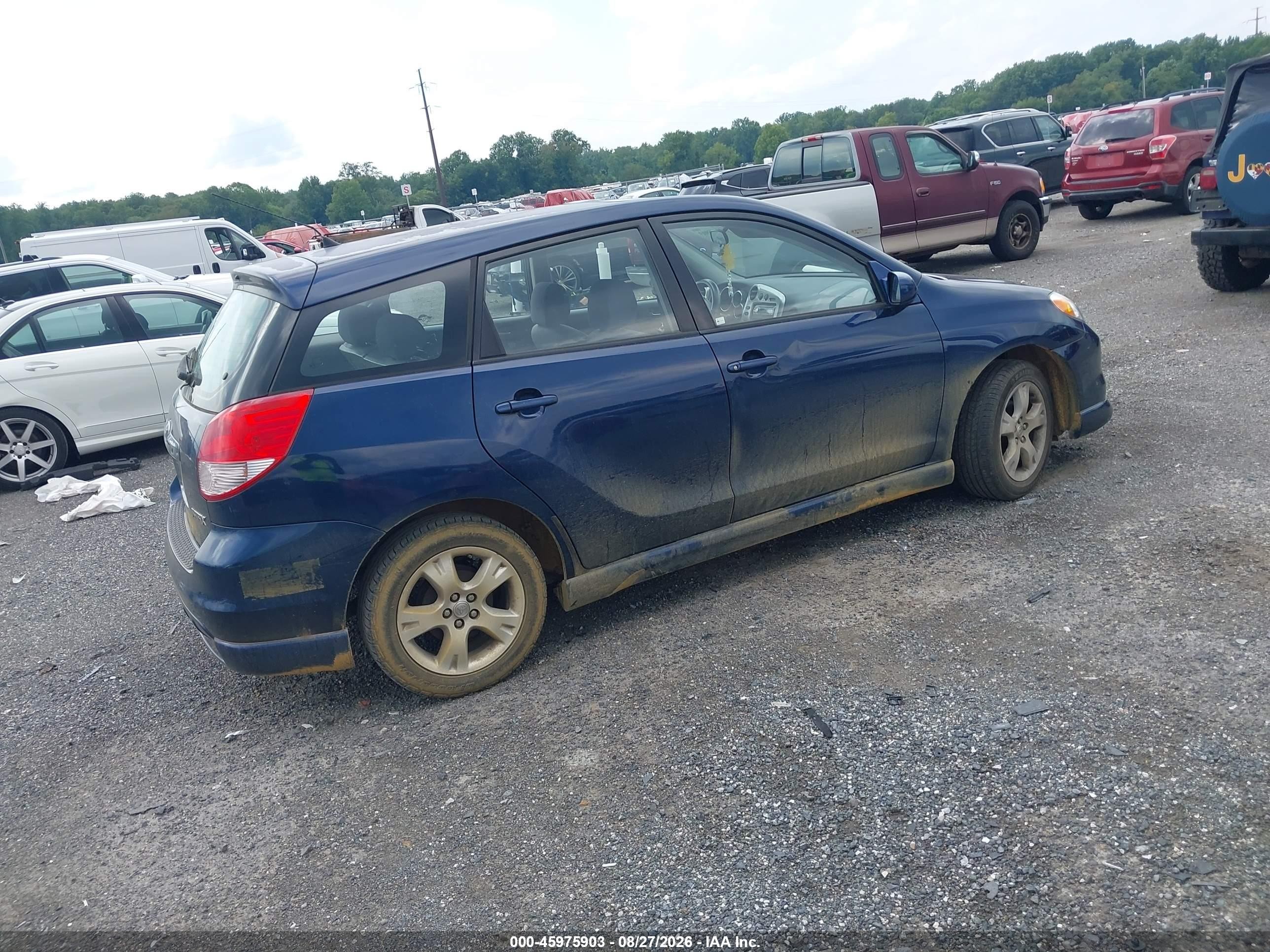 2003 Toyota Matrix Xr Синий vin: 2T1KR32E53C032171