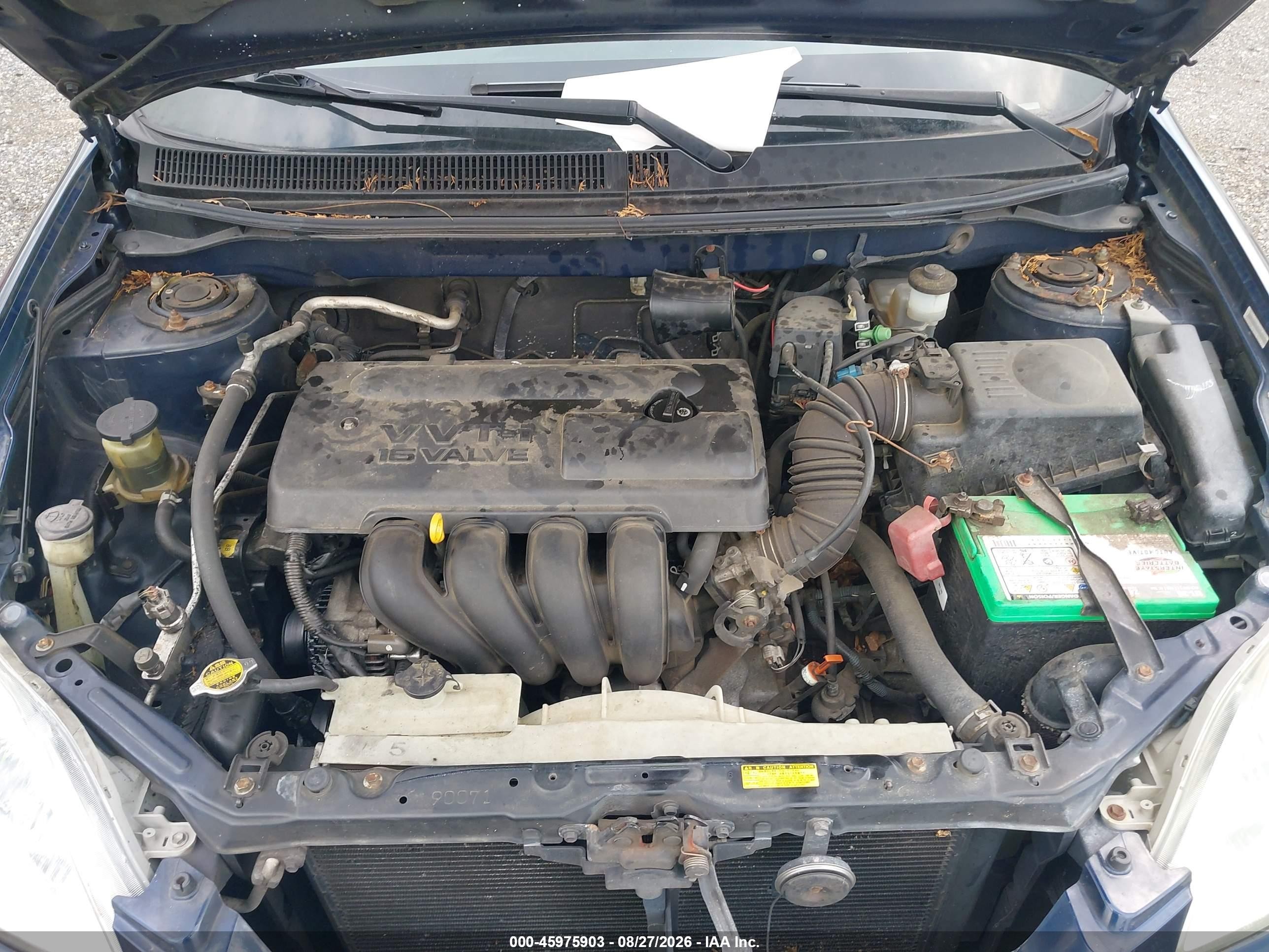2003 Toyota Matrix Xr Синий vin: 2T1KR32E53C032171