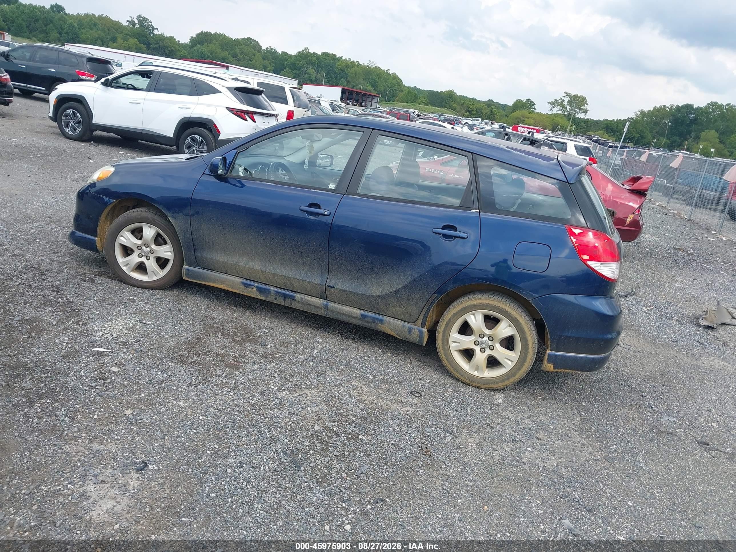 2003 Toyota Matrix Xr Синий vin: 2T1KR32E53C032171