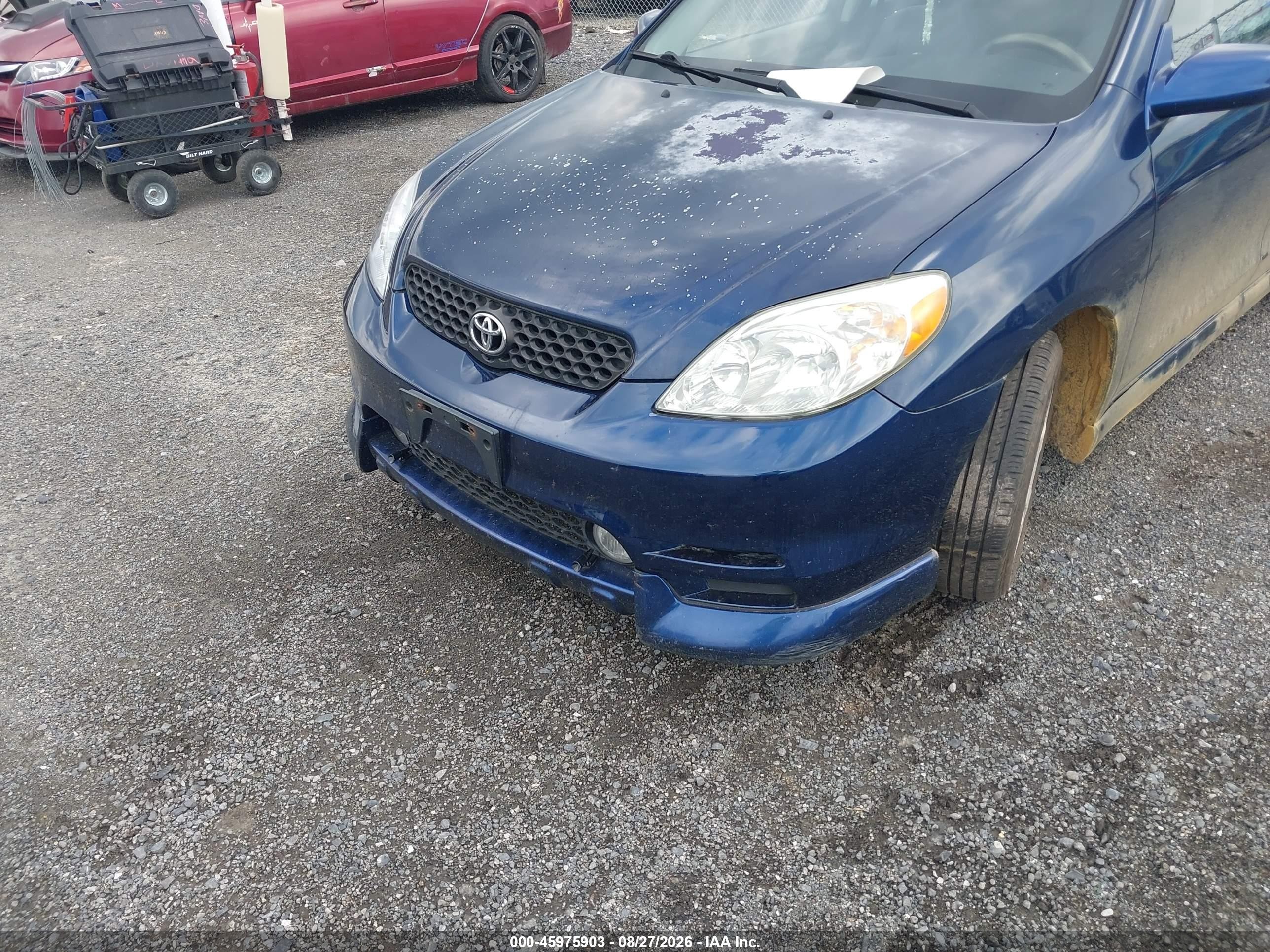2003 Toyota Matrix Xr Синий vin: 2T1KR32E53C032171