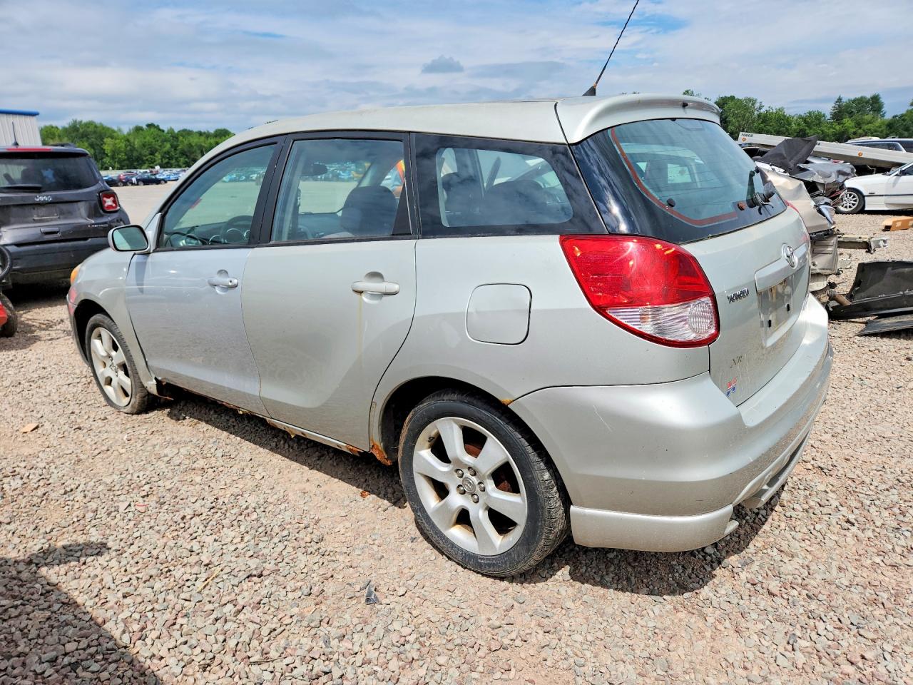 2003 Toyota Matrix Silver vin: 2T1KR32E53C054509