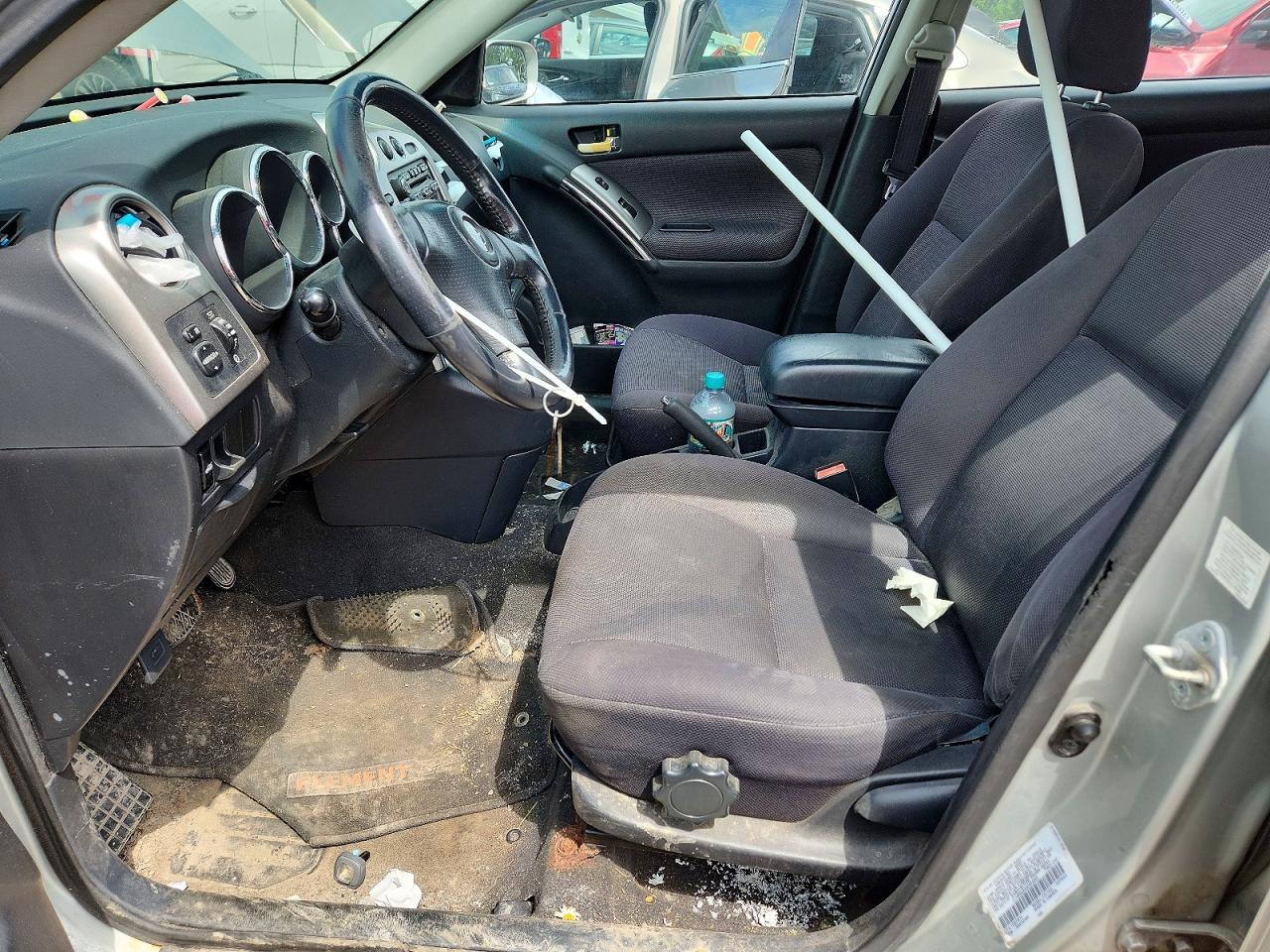 2003 Toyota Matrix Silver vin: 2T1KR32E53C054509