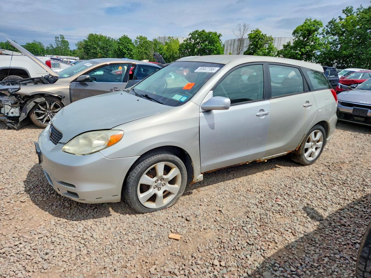 2003 Toyota Matrix Silver vin: 2T1KR32E53C054509
