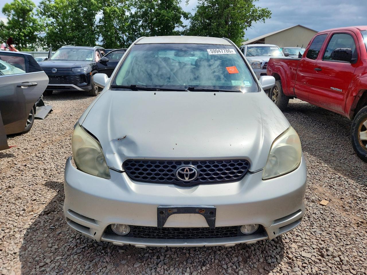 2003 Toyota Matrix Silver vin: 2T1KR32E53C054509