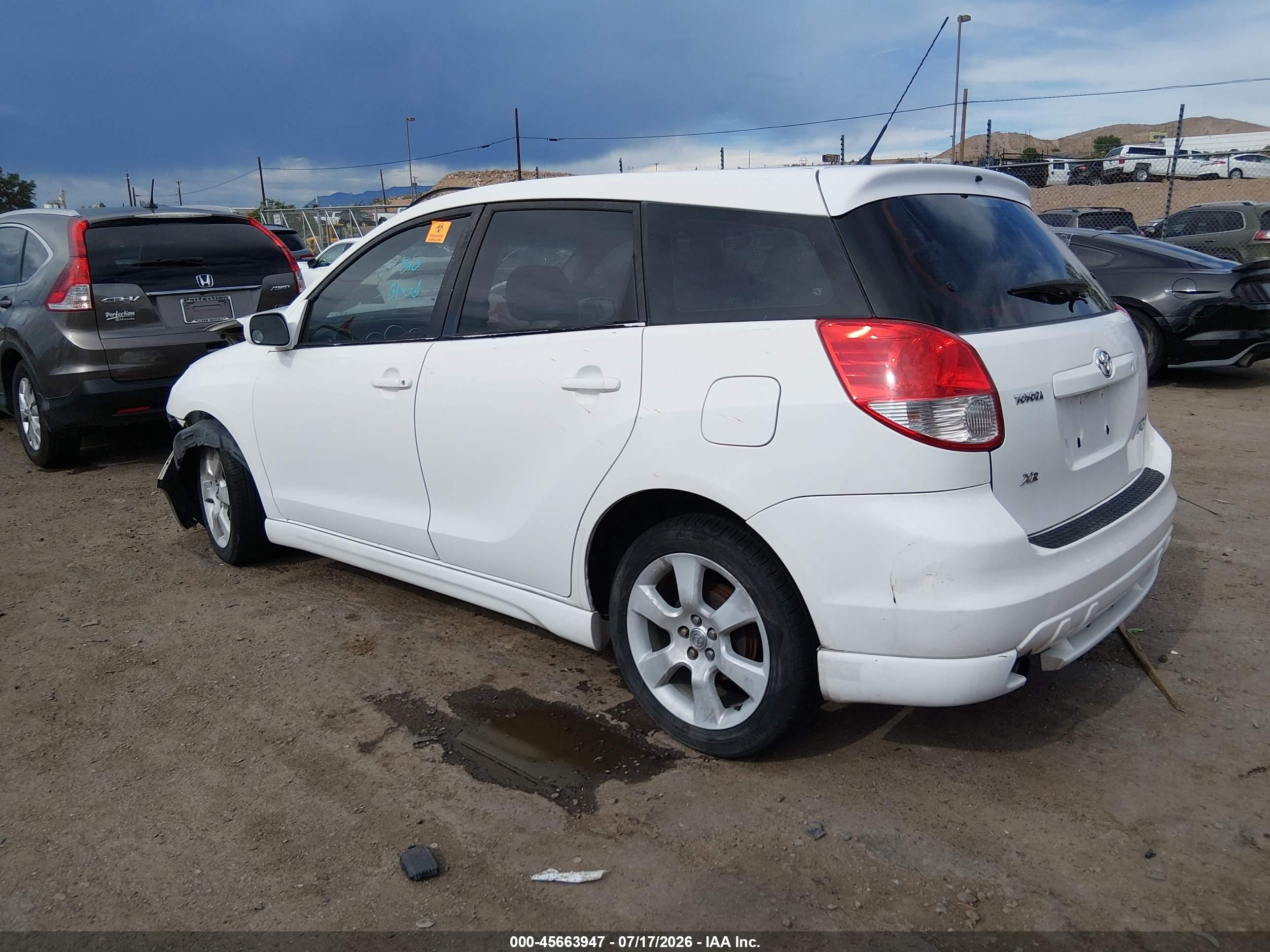 2003 Toyota Matrix Xr White vin: 2T1KR32E53C107046