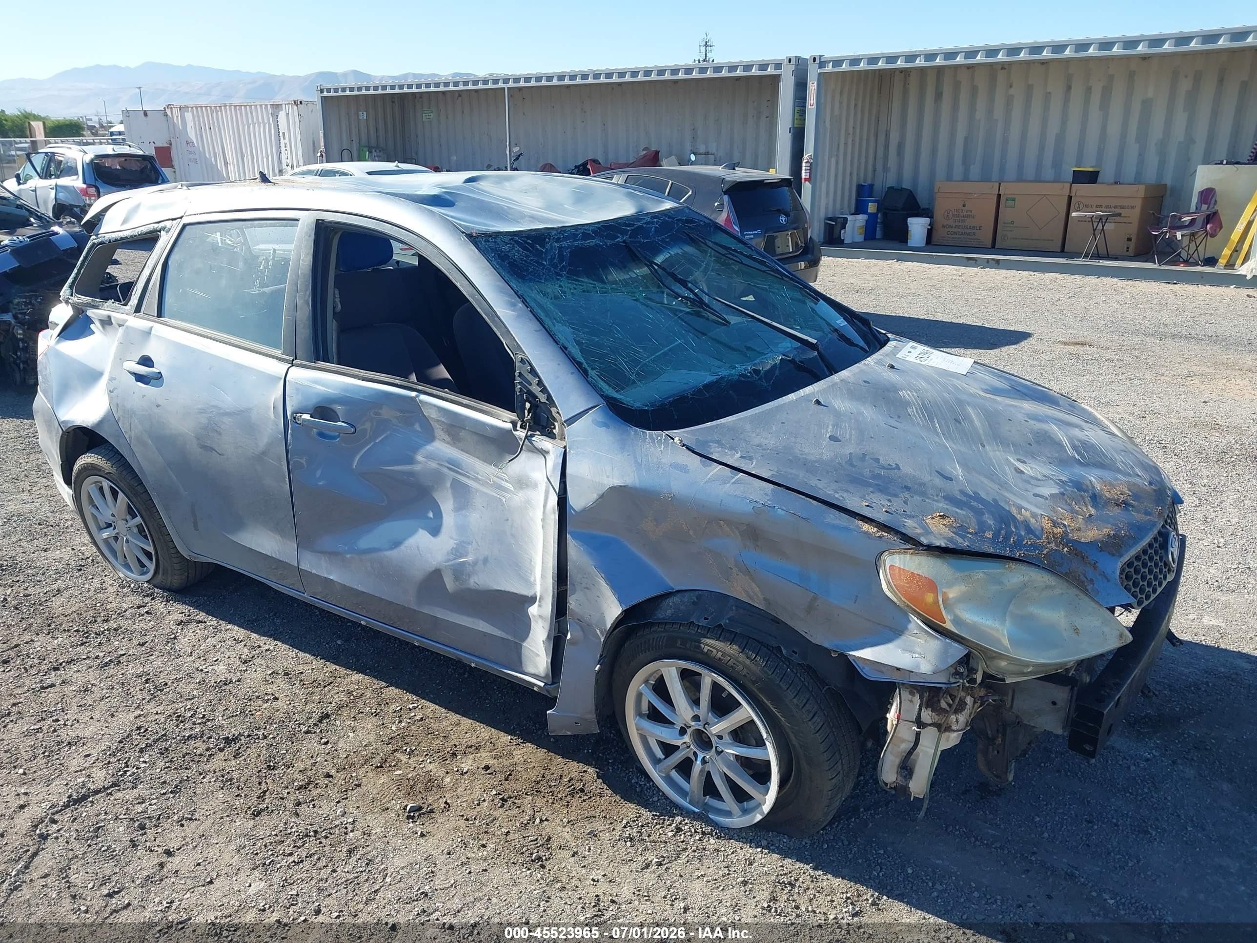 2004 Toyota Matrix Xr Light Blue vin: 2T1KR32E54C175218