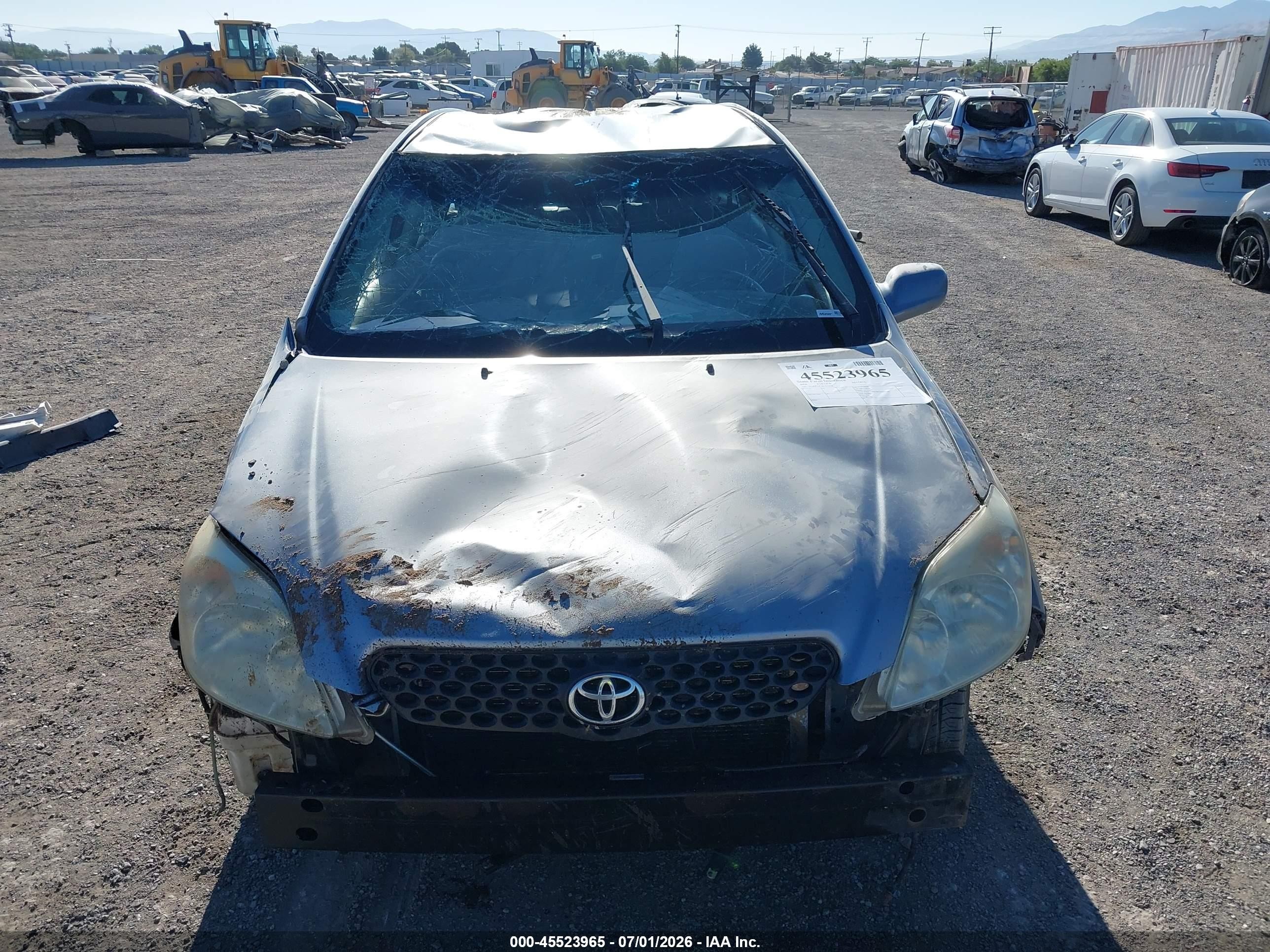 2004 Toyota Matrix Xr Light Blue vin: 2T1KR32E54C175218