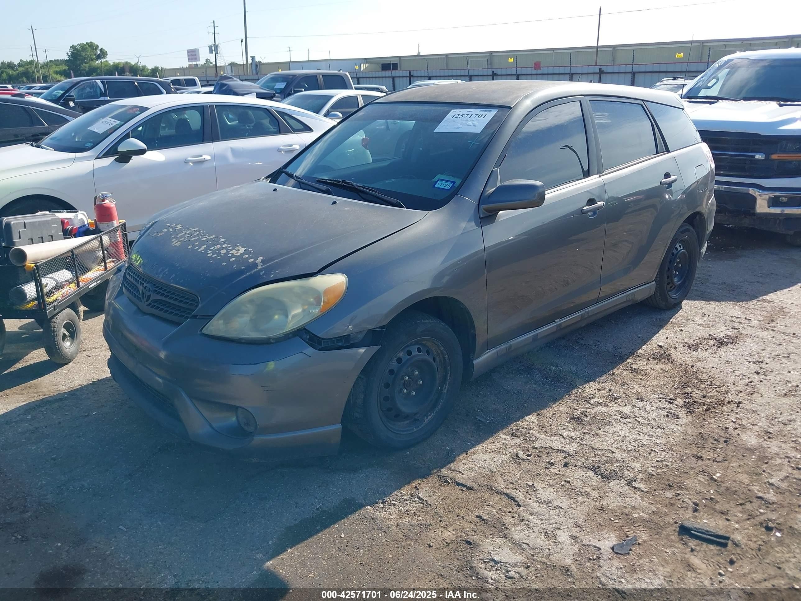 2005 Toyota Matrix Xr Gray vin: 2T1KR32E55C332800