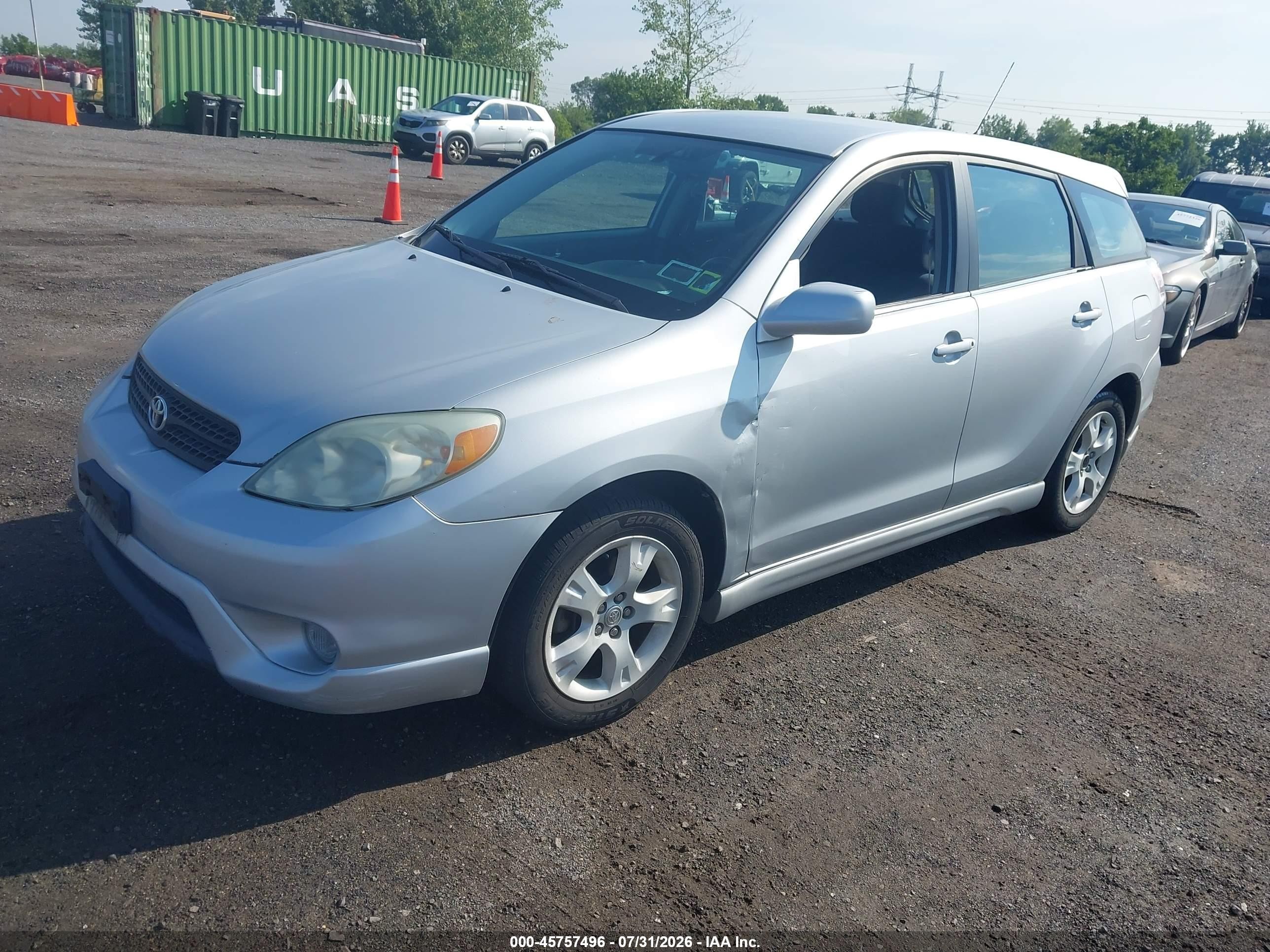 2005 Toyota Matrix Xr Silver vin: 2T1KR32E55C334935