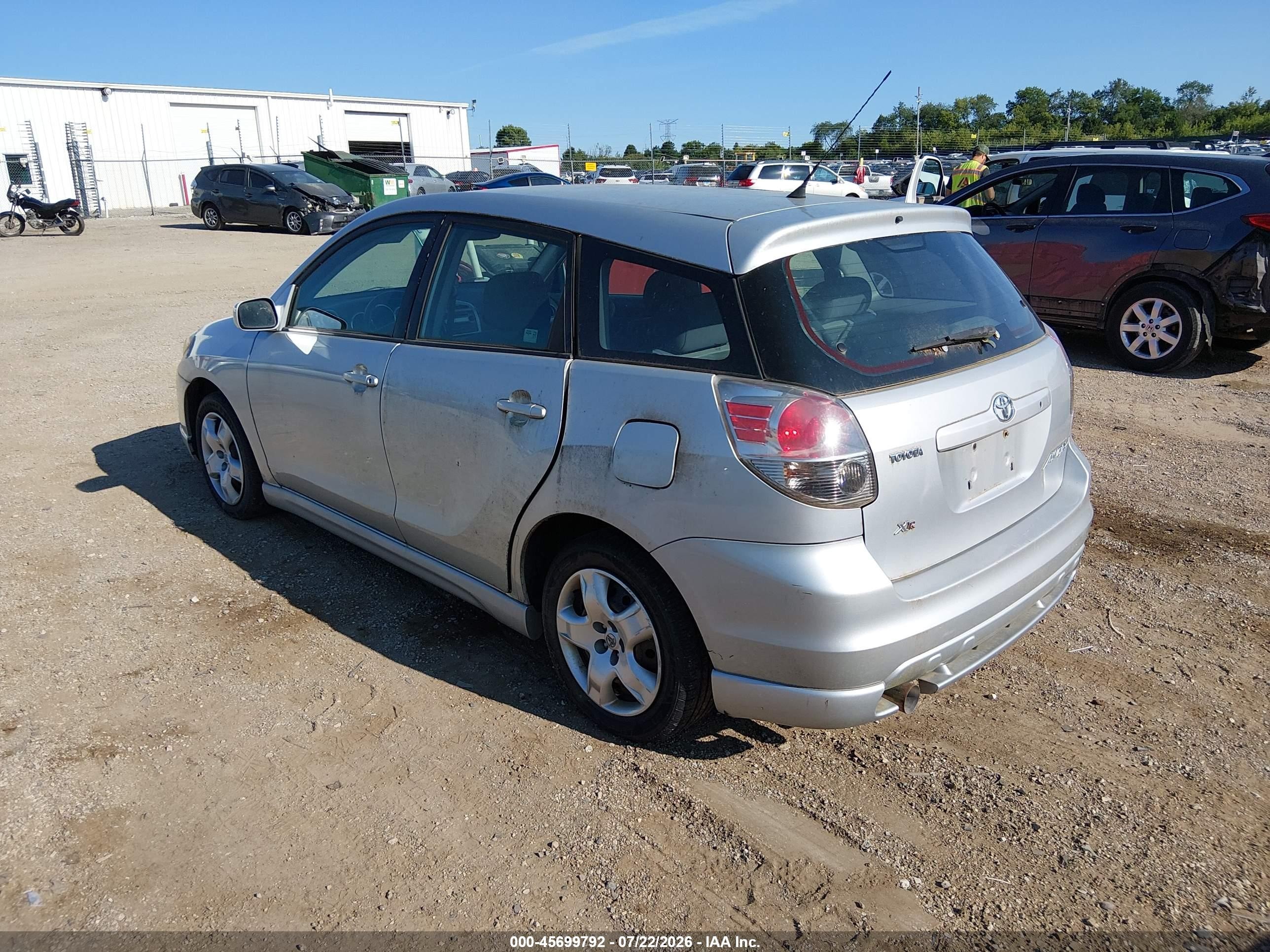 2006 Toyota Matrix Xr Silver vin: 2T1KR32E56C577887