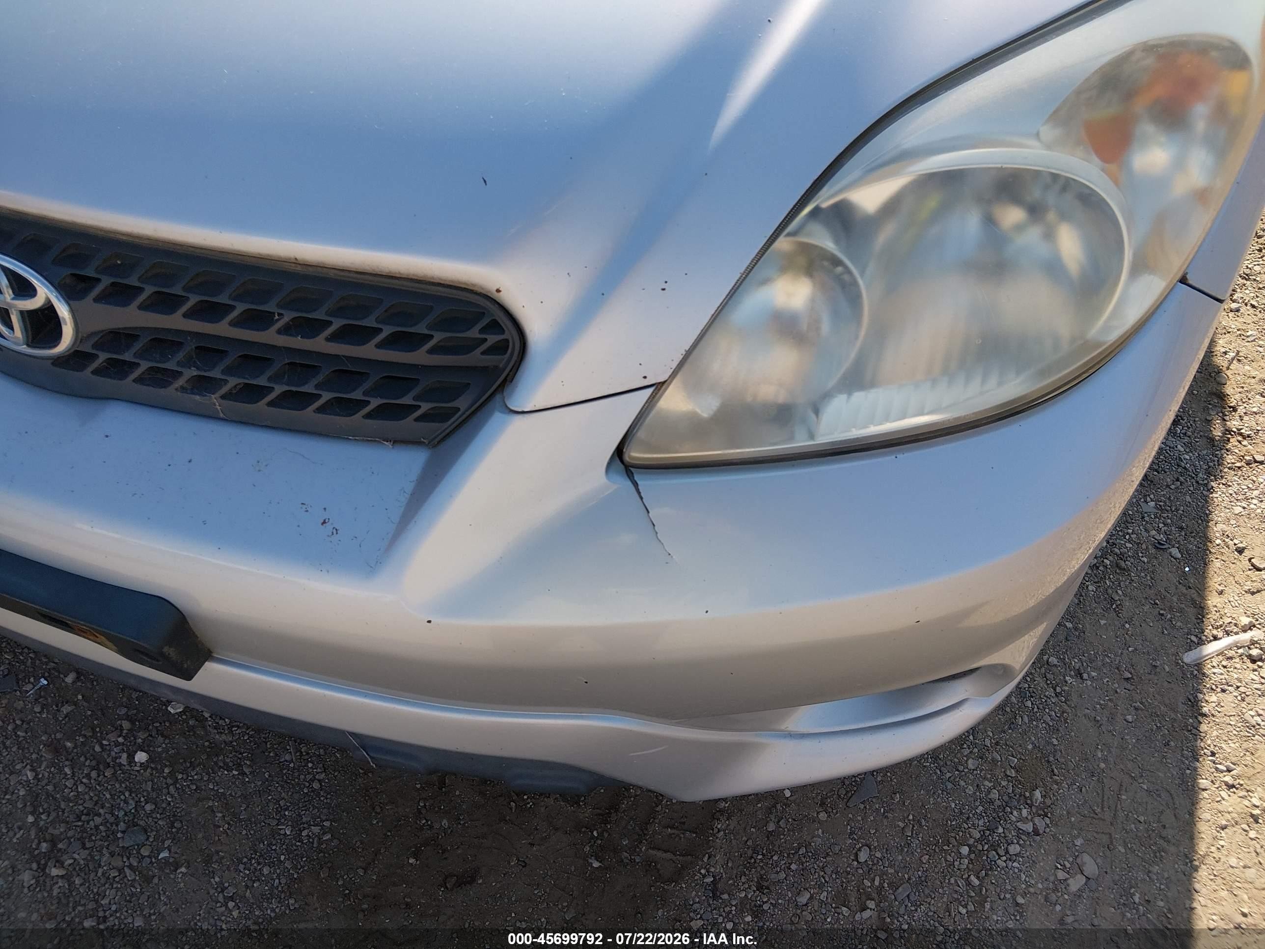2006 Toyota Matrix Xr Silver vin: 2T1KR32E56C577887