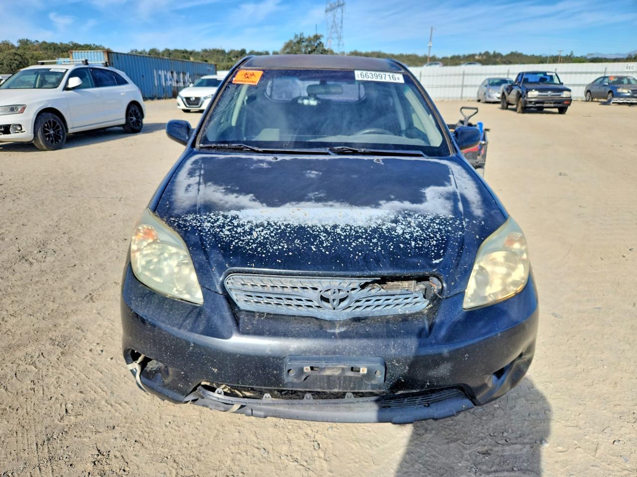 2006 Toyota Matrix Base Black vin: 2T1KR32E56C592034
