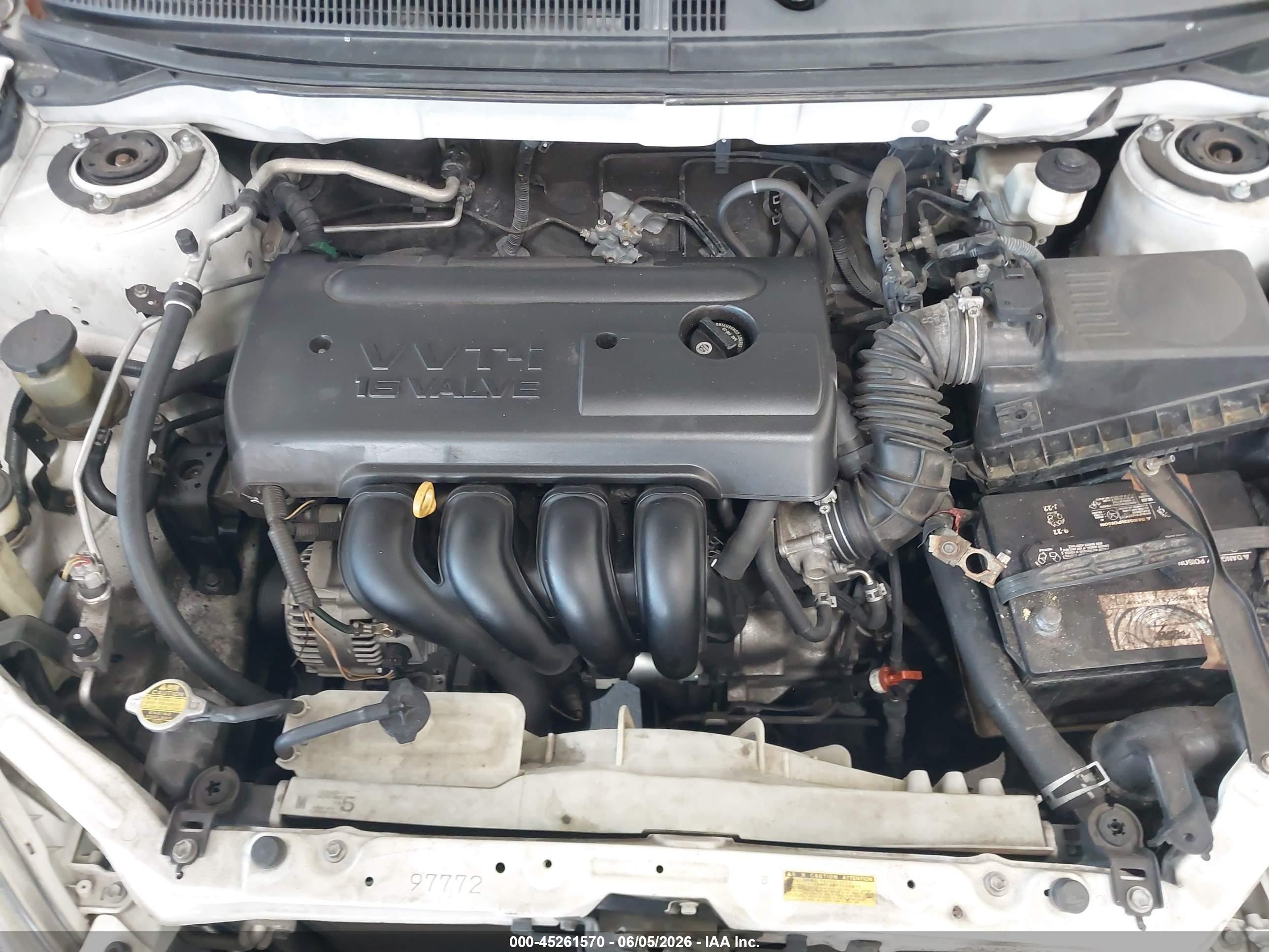 2006 Toyota Matrix Xr Белый vin: 2T1KR32E56C595693