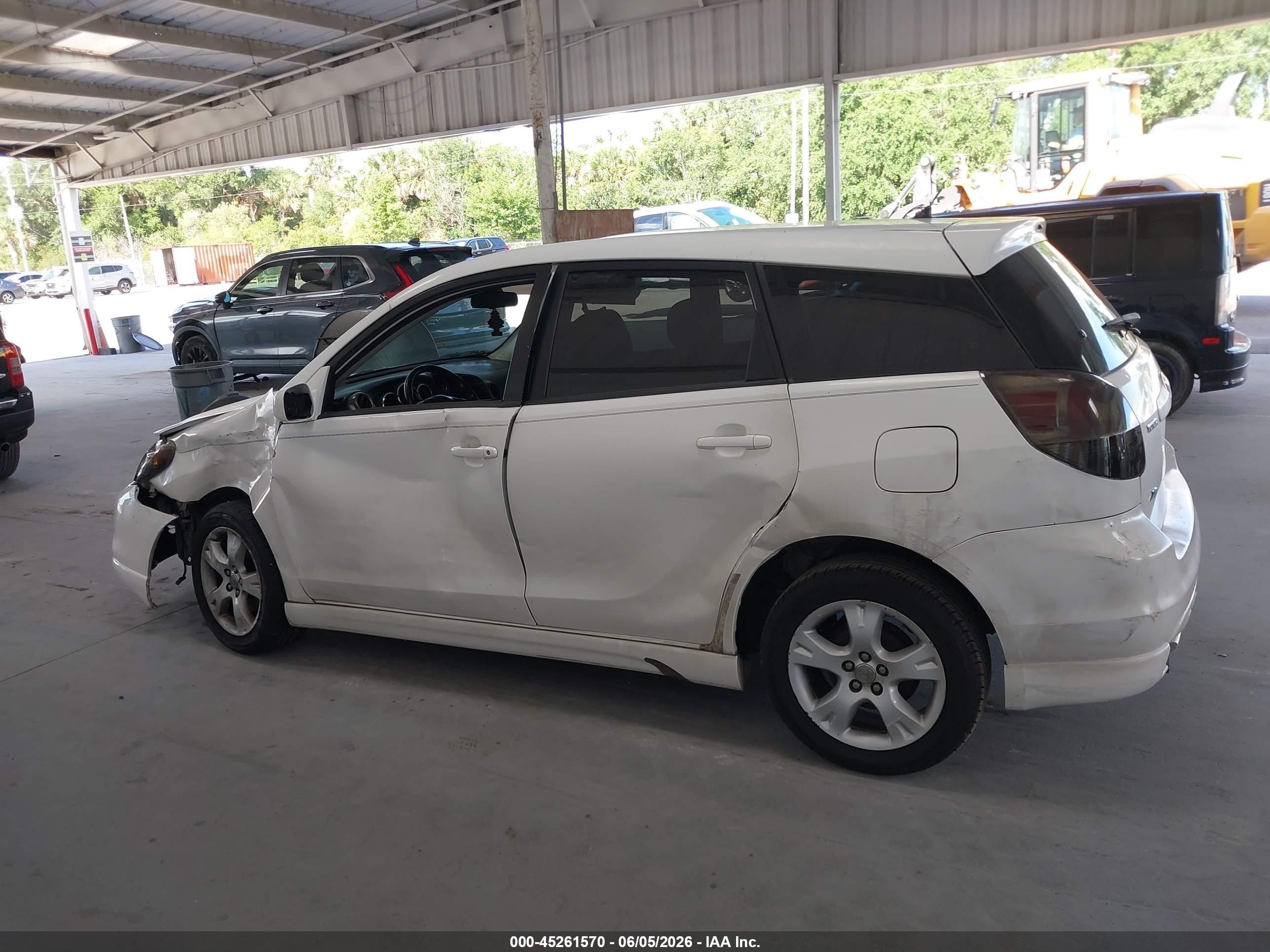 2006 Toyota Matrix Xr Белый vin: 2T1KR32E56C595693