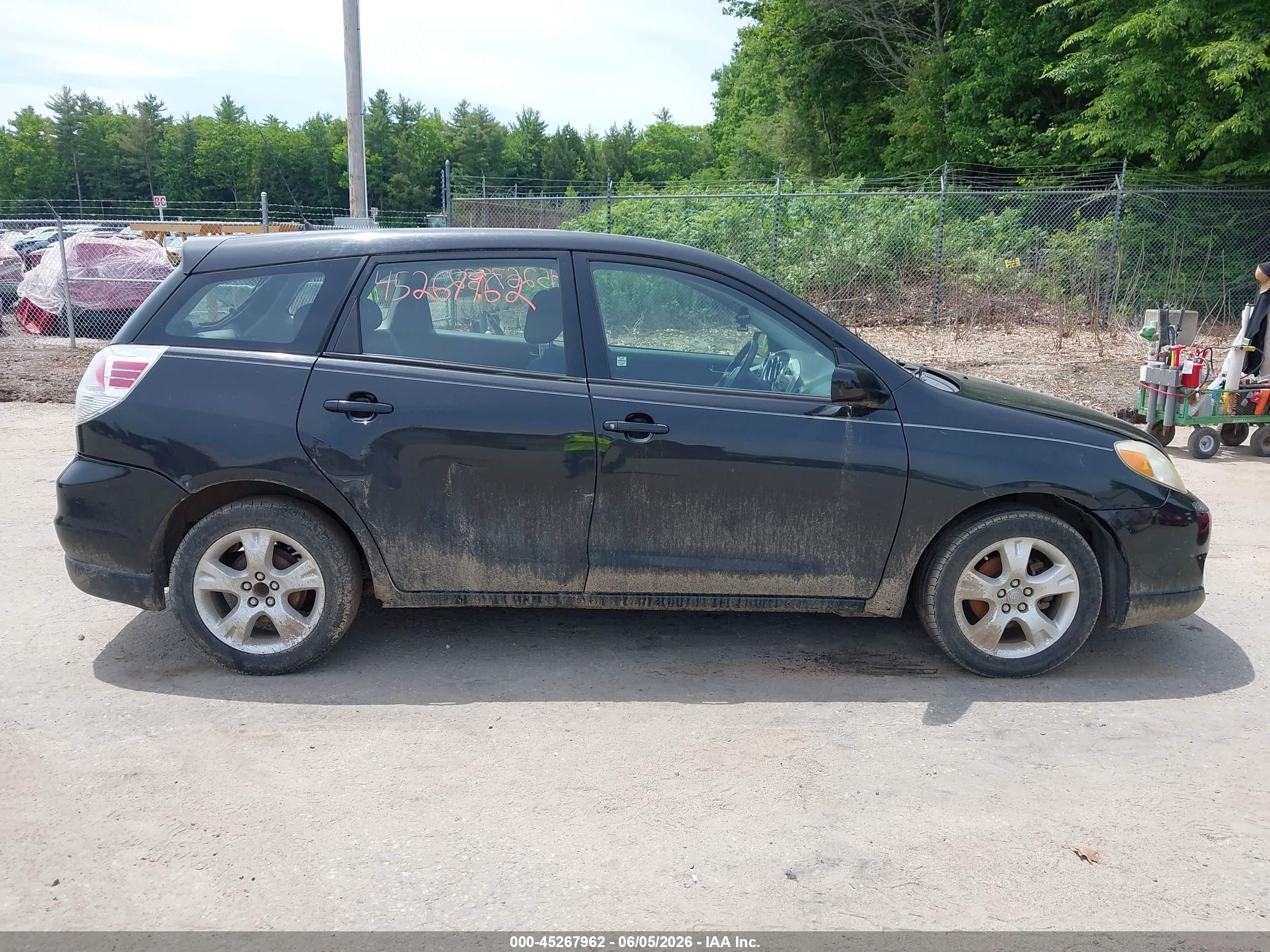 2007 Toyota Matrix Xr Black vin: 2T1KR32E57C642674