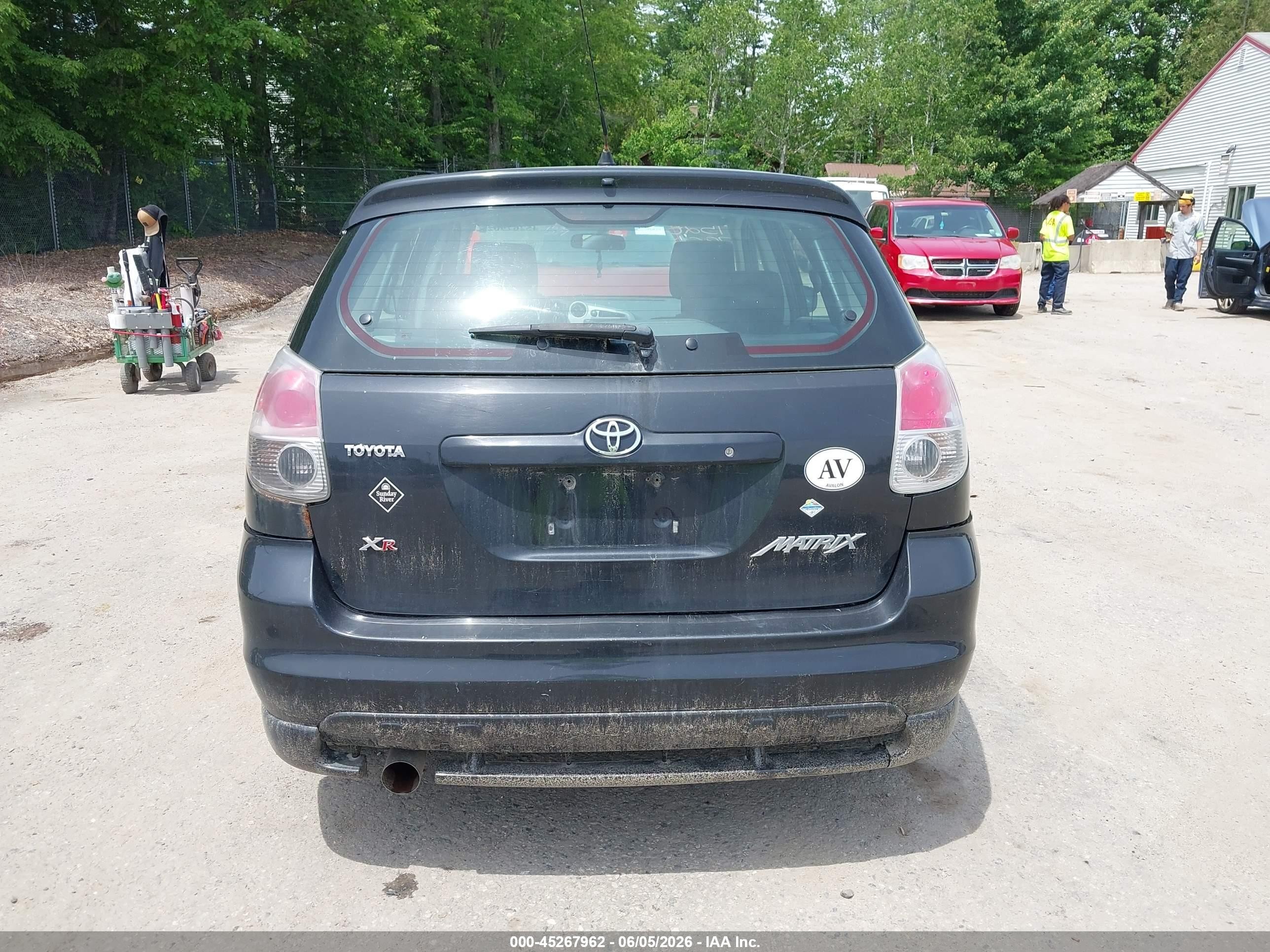 2007 Toyota Matrix Xr Black vin: 2T1KR32E57C642674