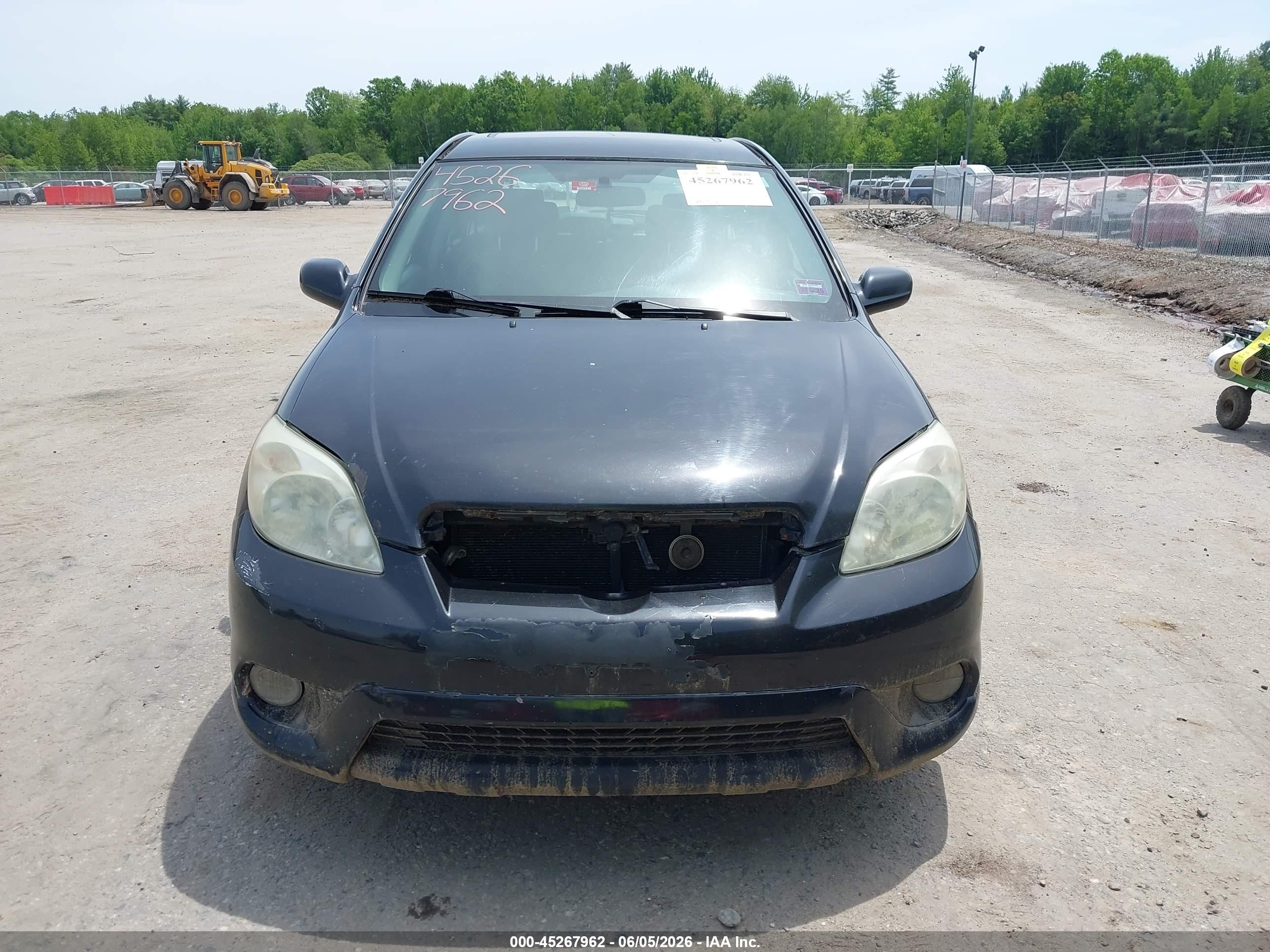 2007 Toyota Matrix Xr Black vin: 2T1KR32E57C642674