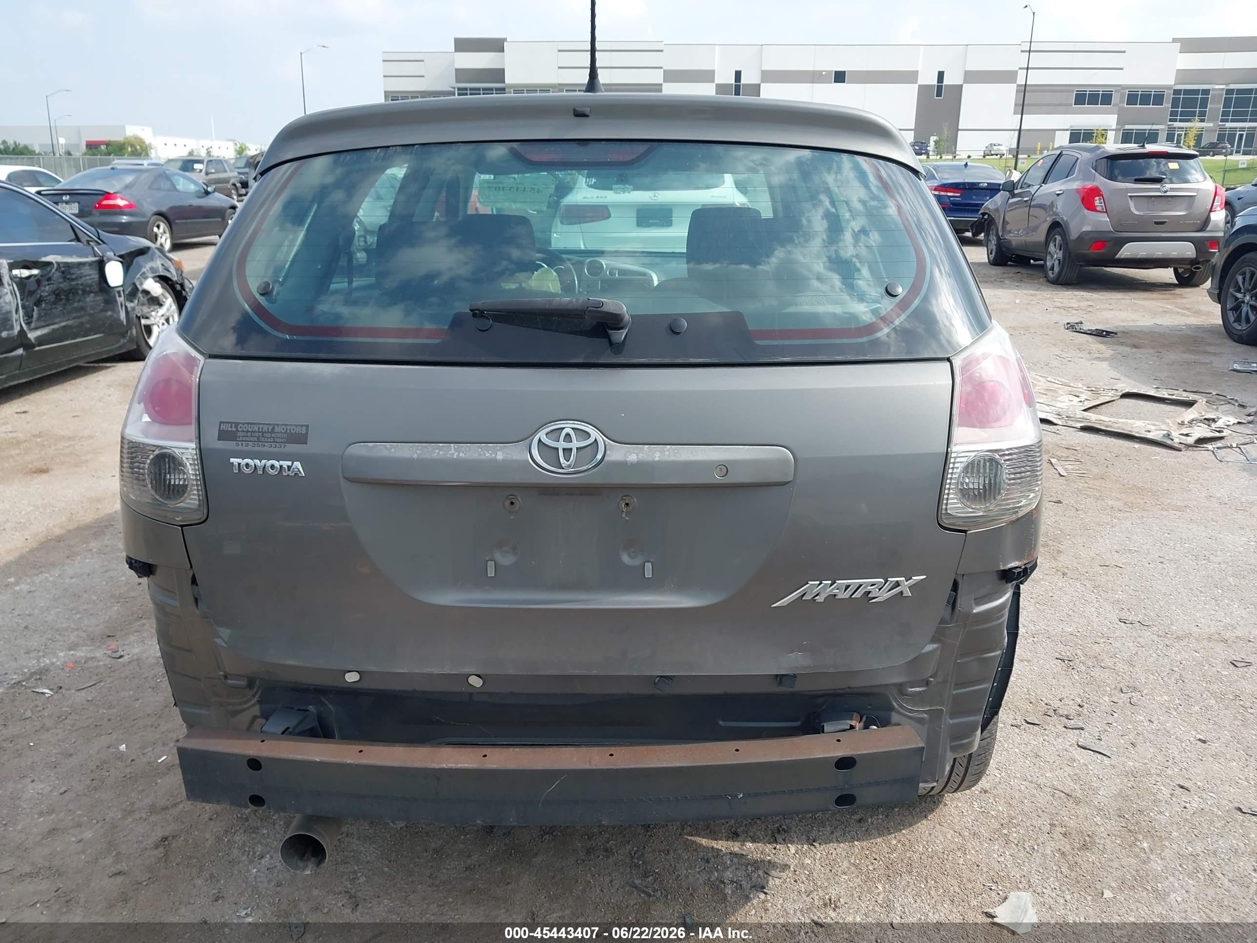 2007 Toyota Matrix   Gray vin: 2T1KR32E57C648782
