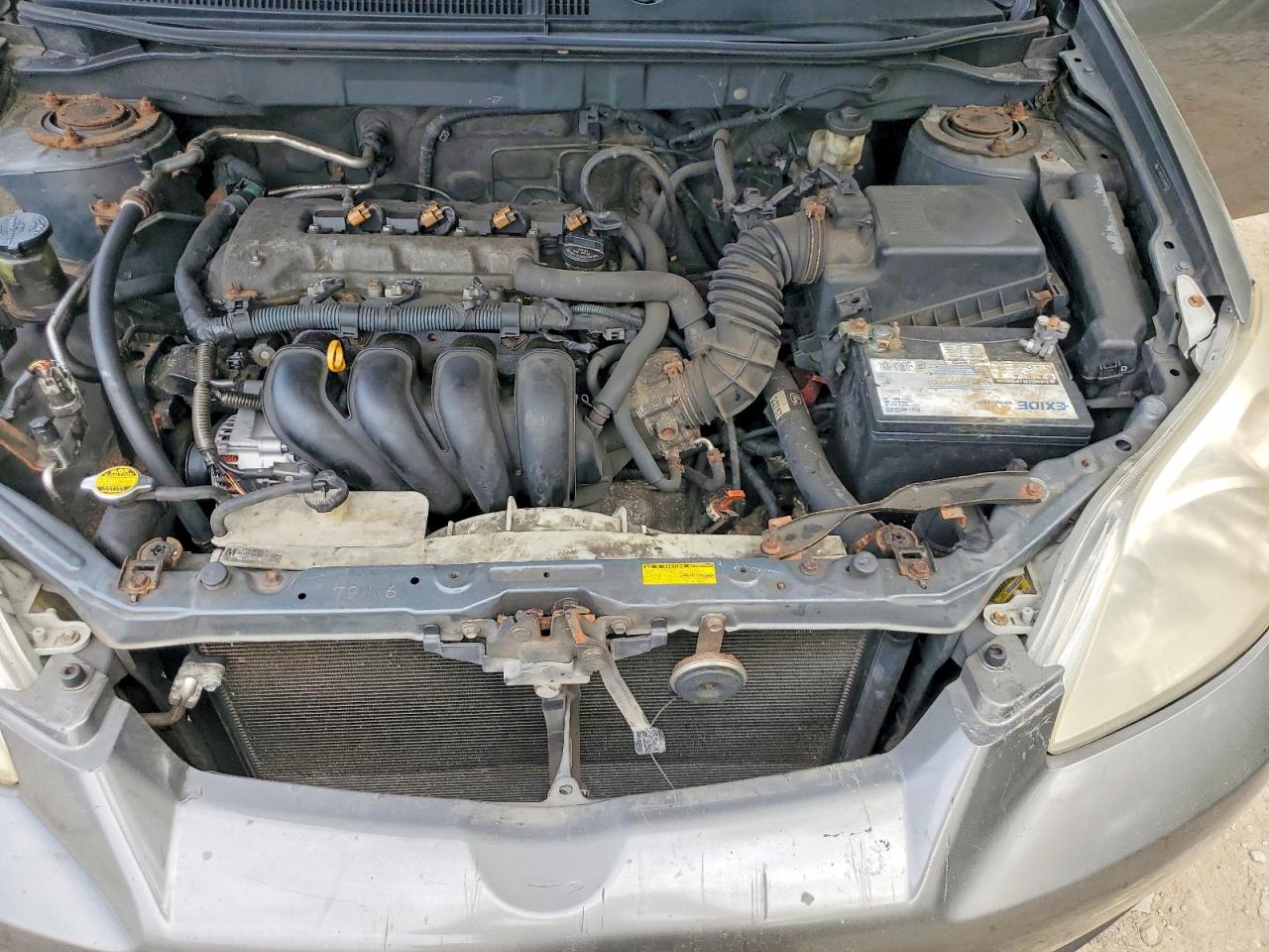 2007 Toyota Matrix Base Gray vin: 2T1KR32E57C680955
