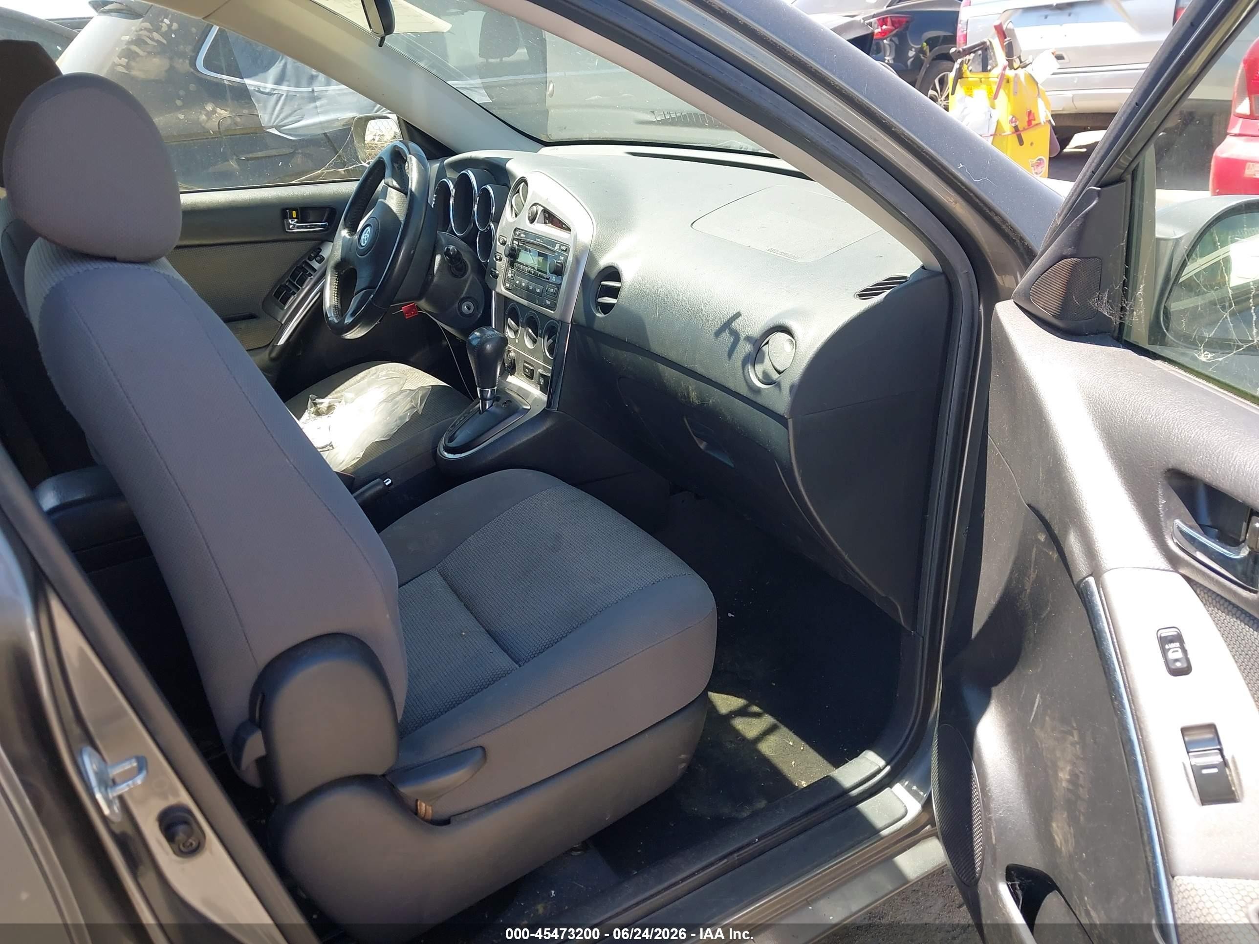 2008 Toyota Matrix Xr Gray vin: 2T1KR32E58C692976