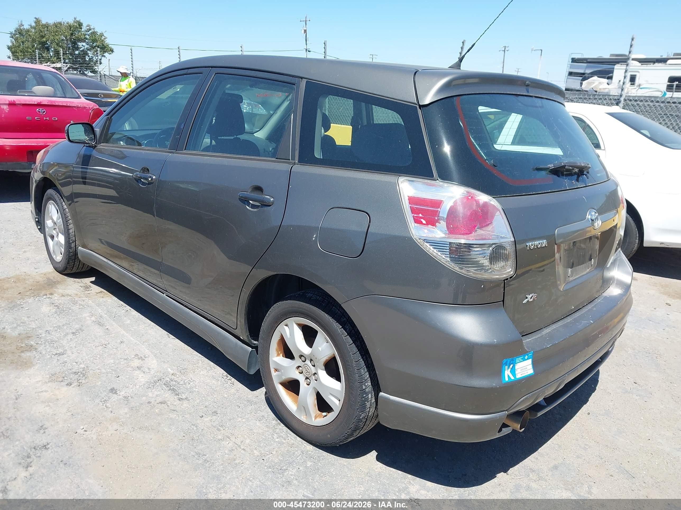 2008 Toyota Matrix Xr Gray vin: 2T1KR32E58C692976