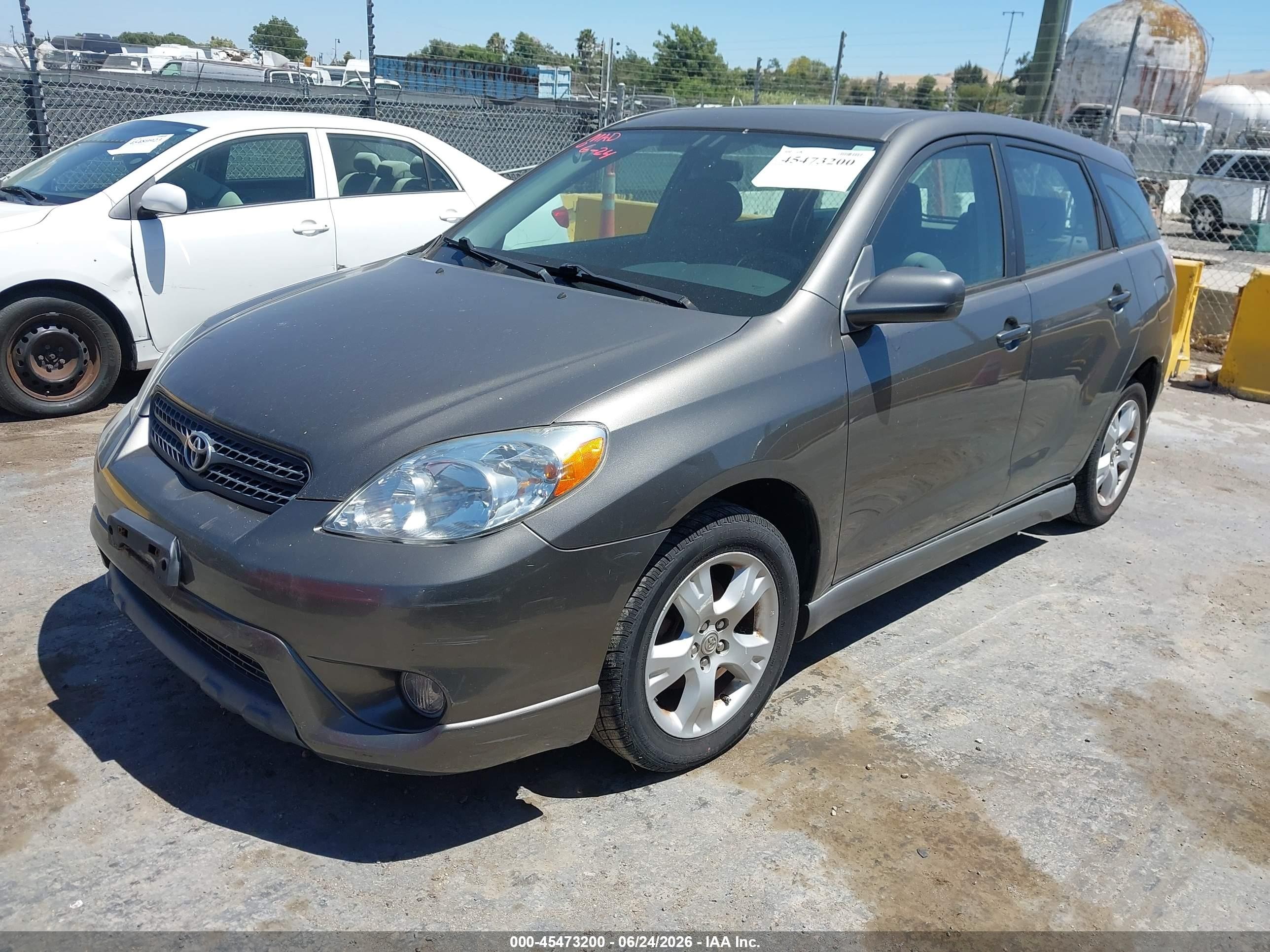 2008 Toyota Matrix Xr Gray vin: 2T1KR32E58C692976
