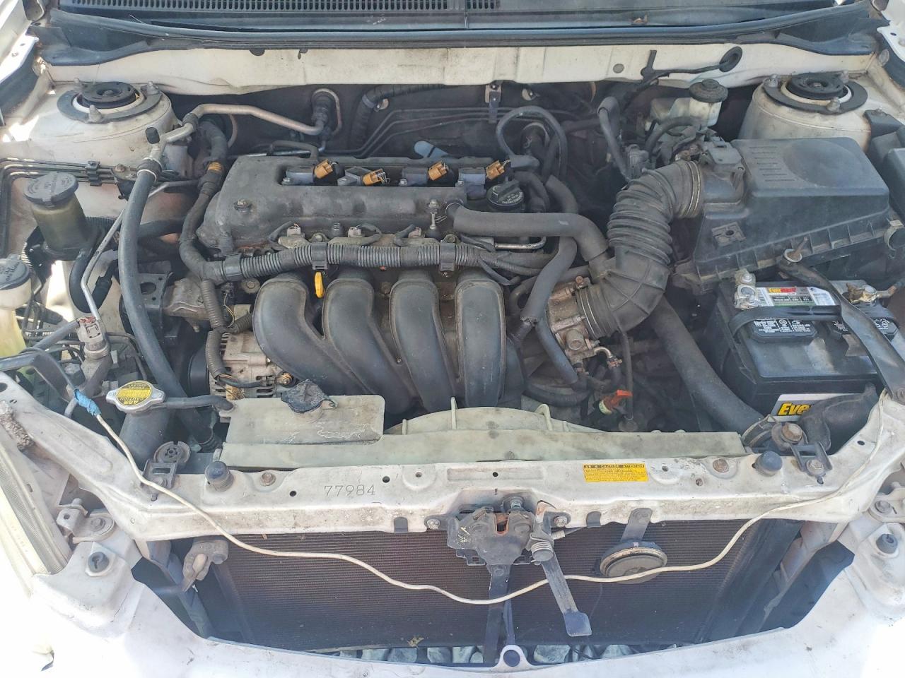 2008 Toyota Corolla Matrix Xr Белый vin: 2T1KR32E58C694940