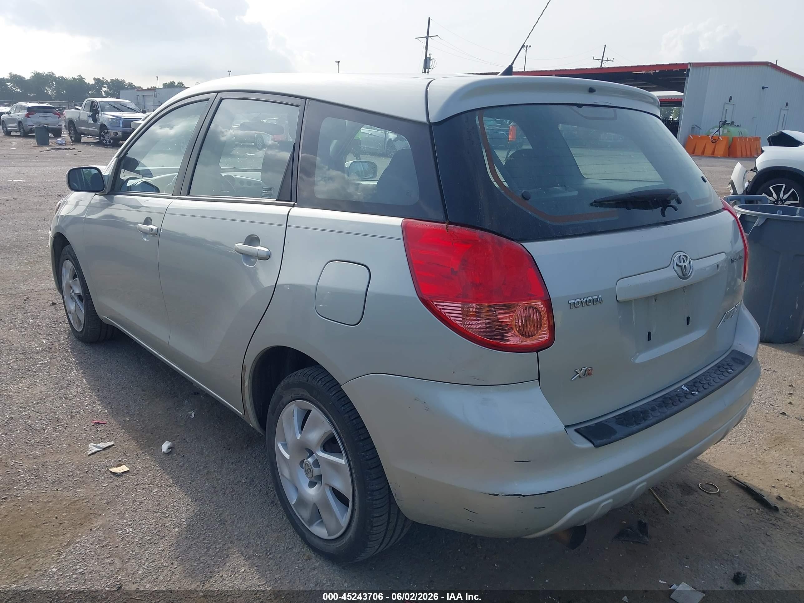 2003 Toyota Matrix Xr Silver vin: 2T1KR32E63C004833