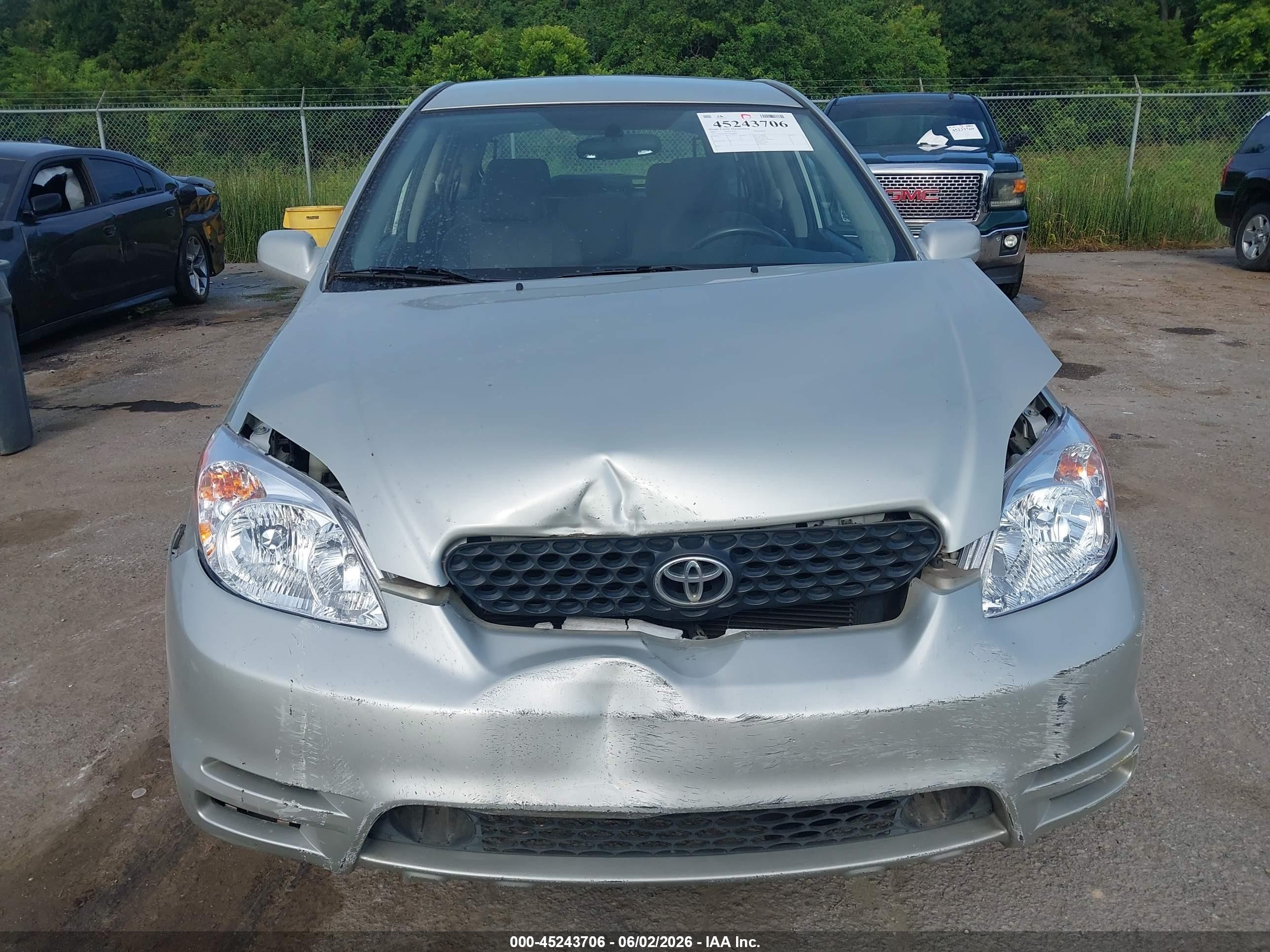2003 Toyota Matrix Xr Silver vin: 2T1KR32E63C004833