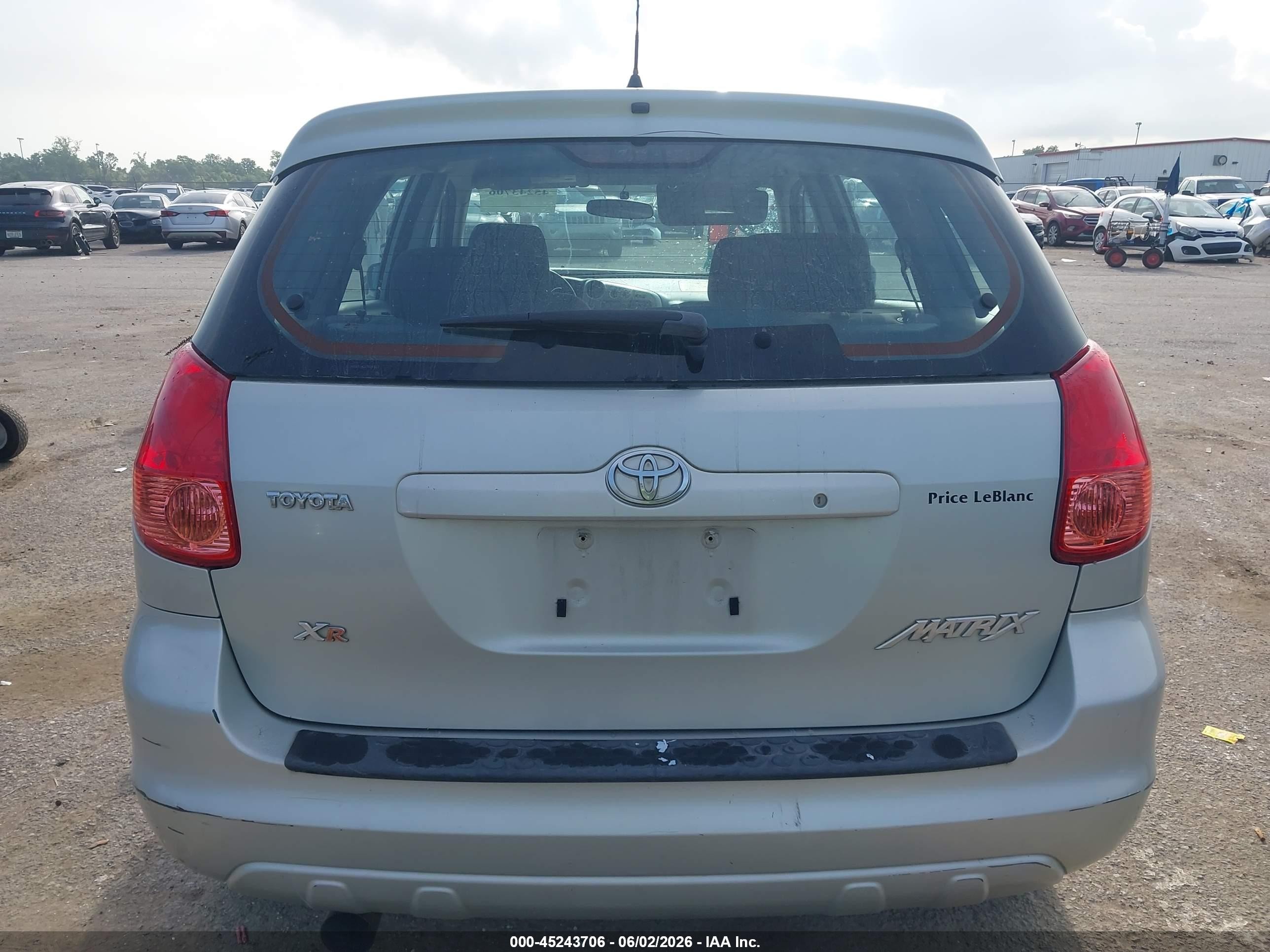 2003 Toyota Matrix Xr Silver vin: 2T1KR32E63C004833